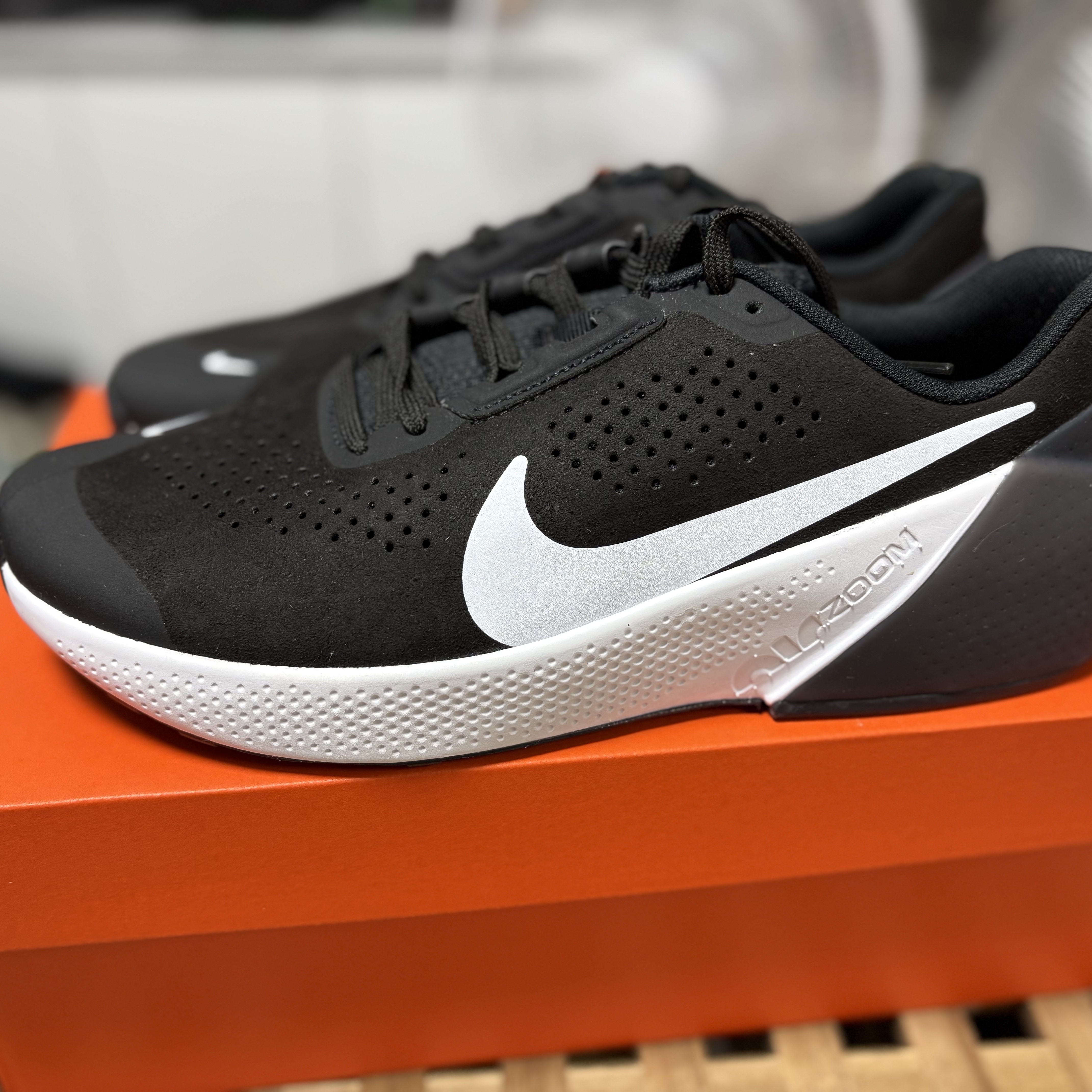 Nike Air Zoom TR 1 Black White 착용 스타일 - 1