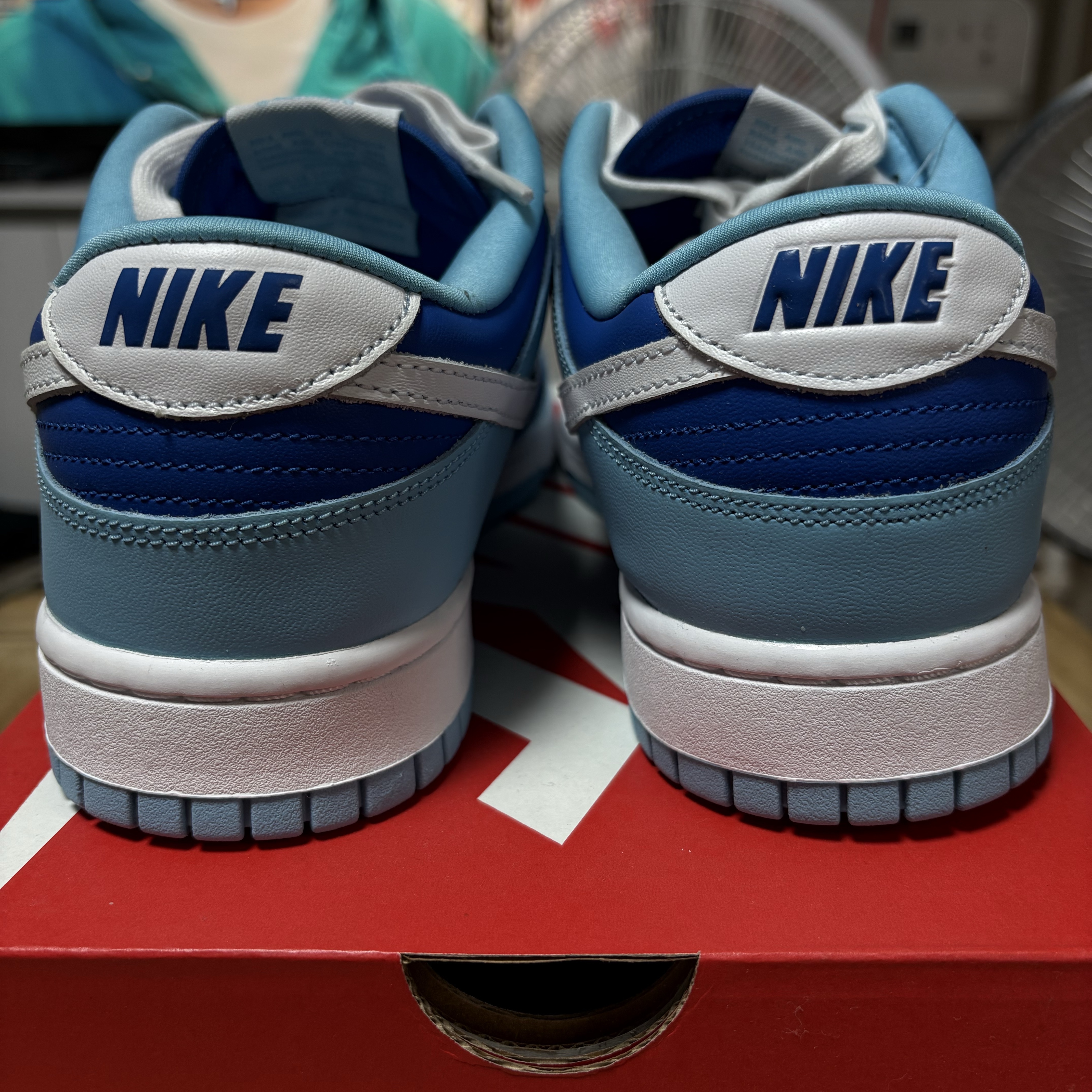 Nike Dunk Low Retro QS Argon 착용 스타일 - 5