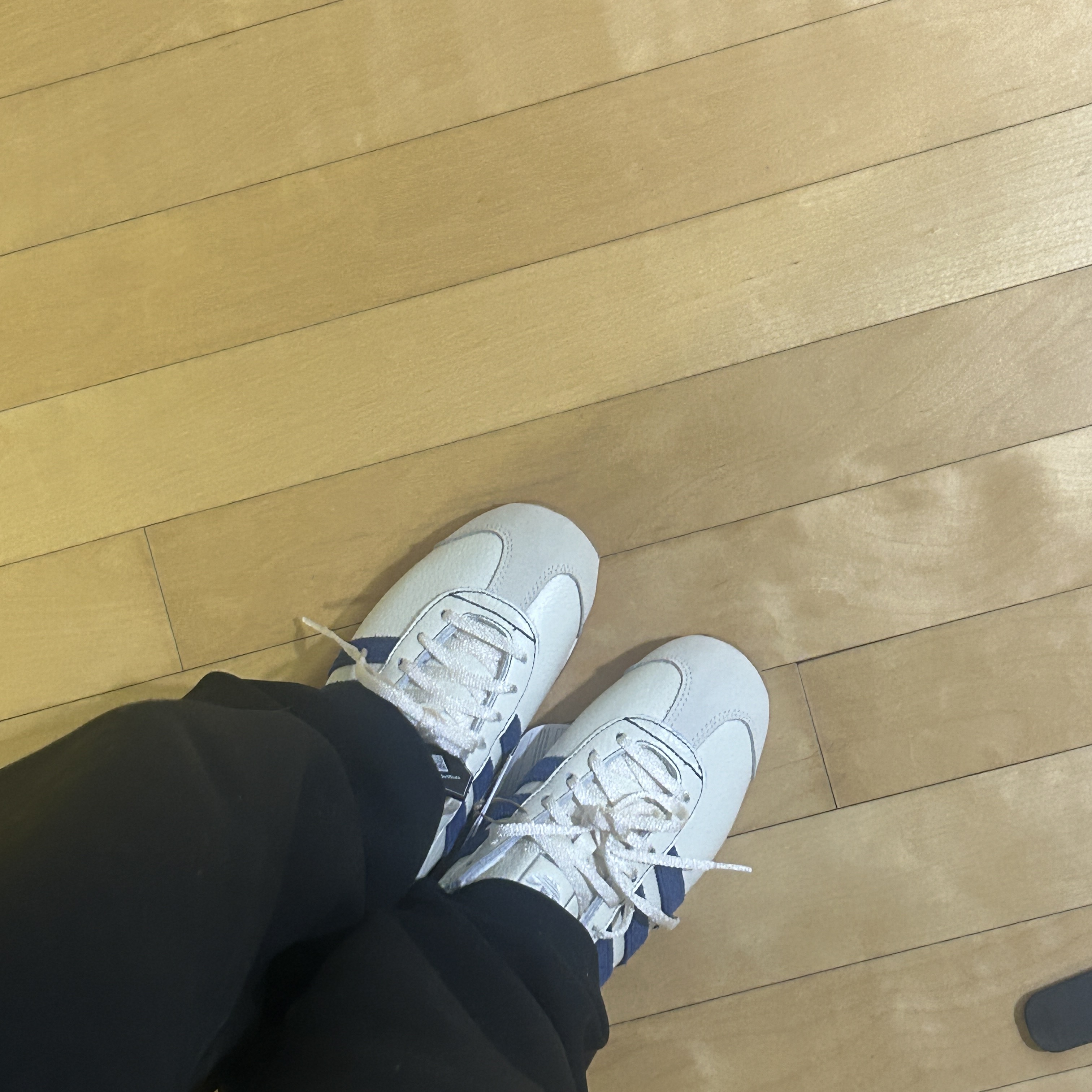 (W) Adidas Country OG Night Indigo Off White 착용 스타일