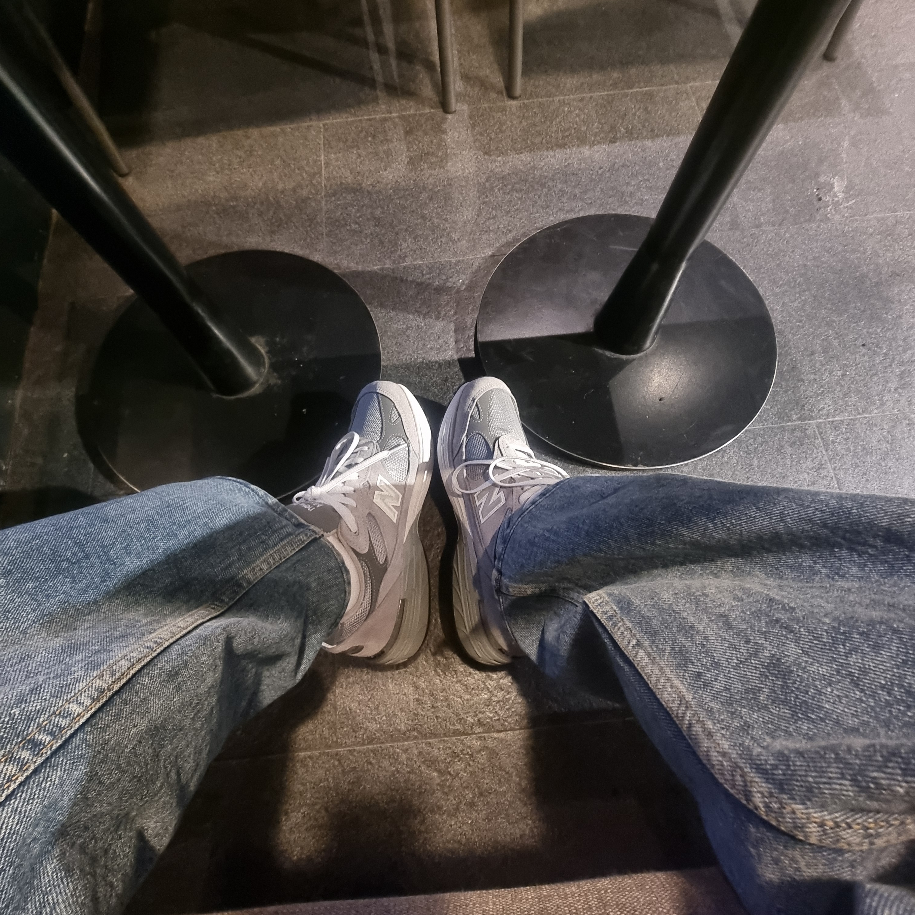 New Balance 993 Made in USA Grey - D Standard 착용 스타일