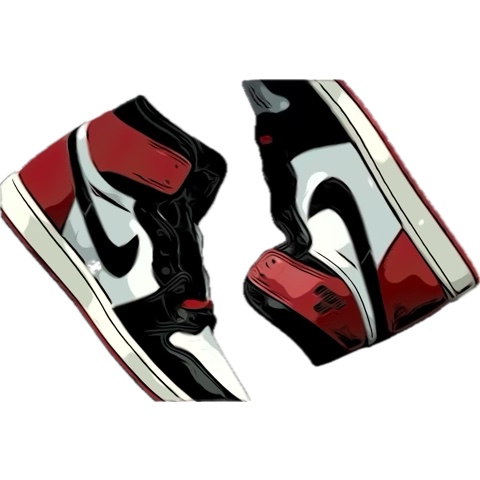 Jordan 1 Retro High OG Black Toe 착용 스타일 - 1