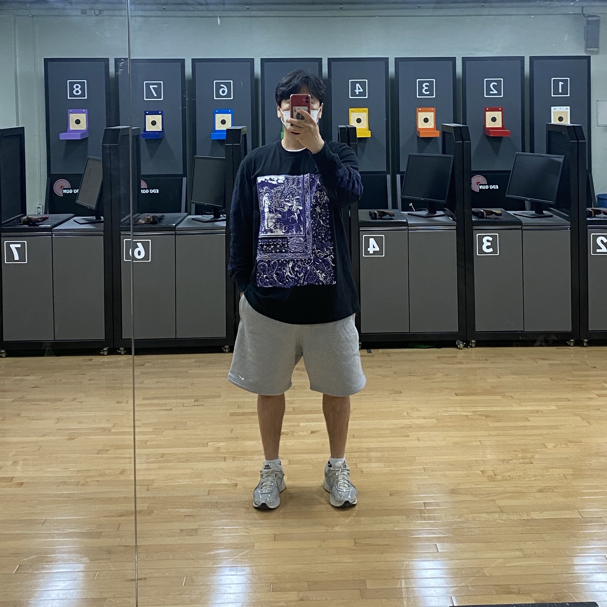 Nike NRG Solo Swoosh Fleece Shorts Dark Grey Heather - Asia 착용 스타일