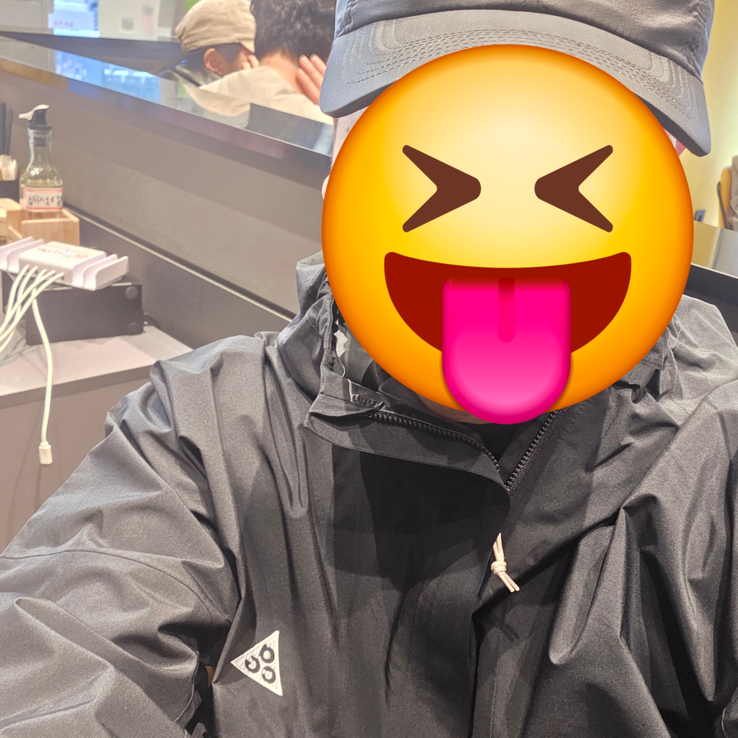 Nike ACG Storm-Fit ADV Cascade Rains Full Zip Jacket Black - Asia, Nike ACG Trail Cap Black 착용 스타일 - 1