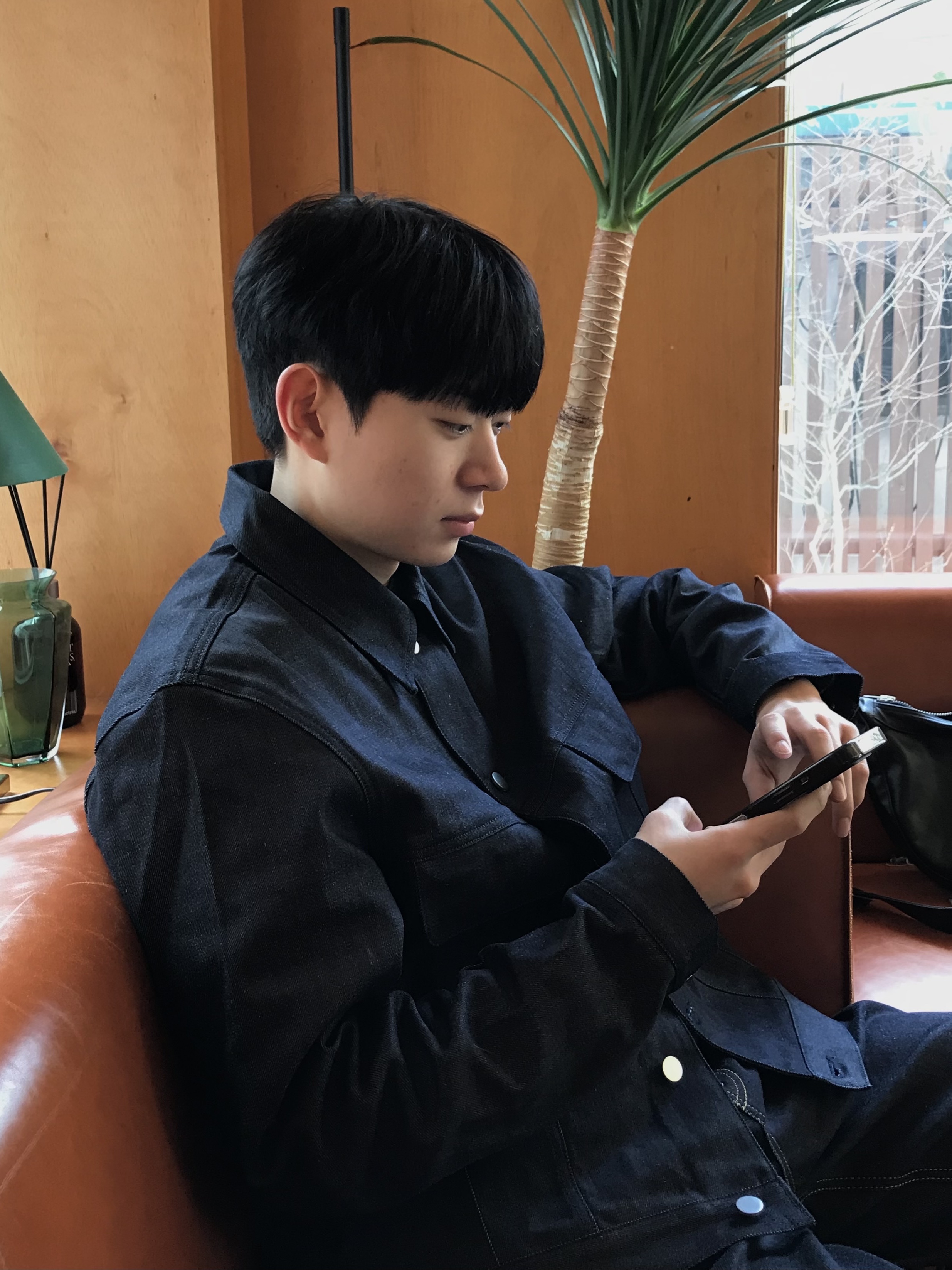 Porter Free Style Shoulder Bag Black 착용 스타일 - 1