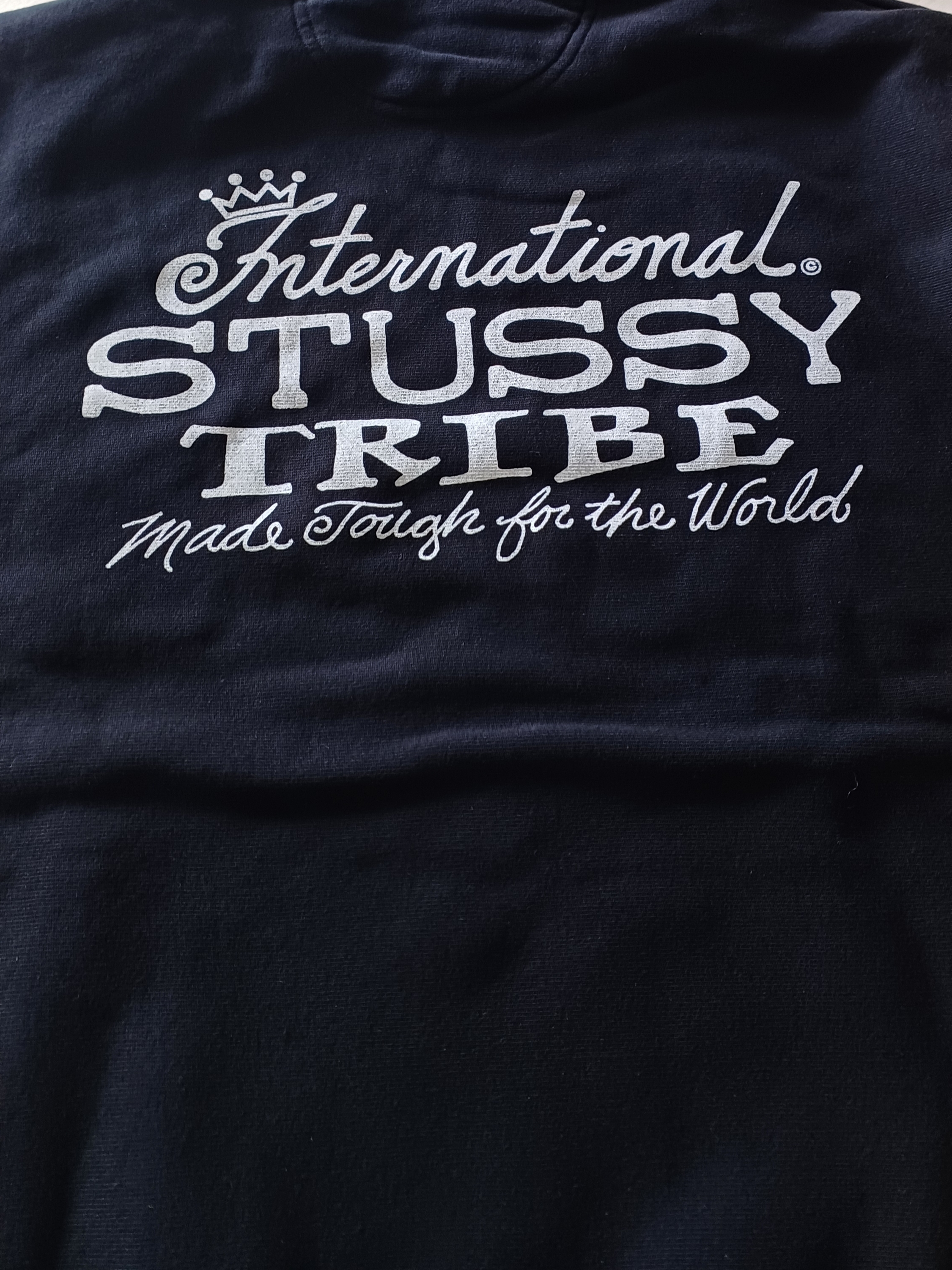 Stussy Ist Pigment Dyed Hoodie Black 착용 스타일 - 3