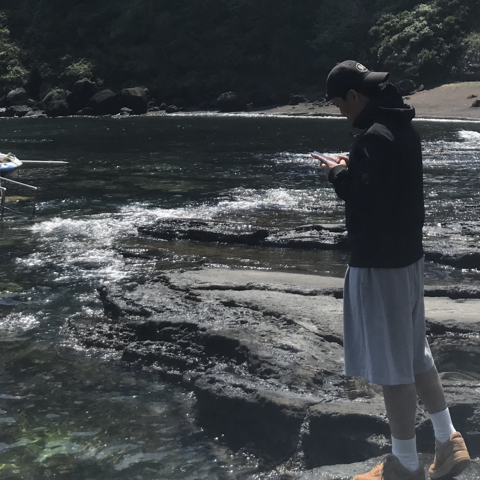 Dada Logo Cap Black White, Nike Air Force 1 '07 WB Flax 착용 스타일