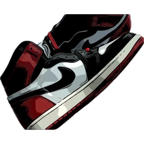 Jordan 1 Retro High OG Black Toe 착용 스타일 - 2