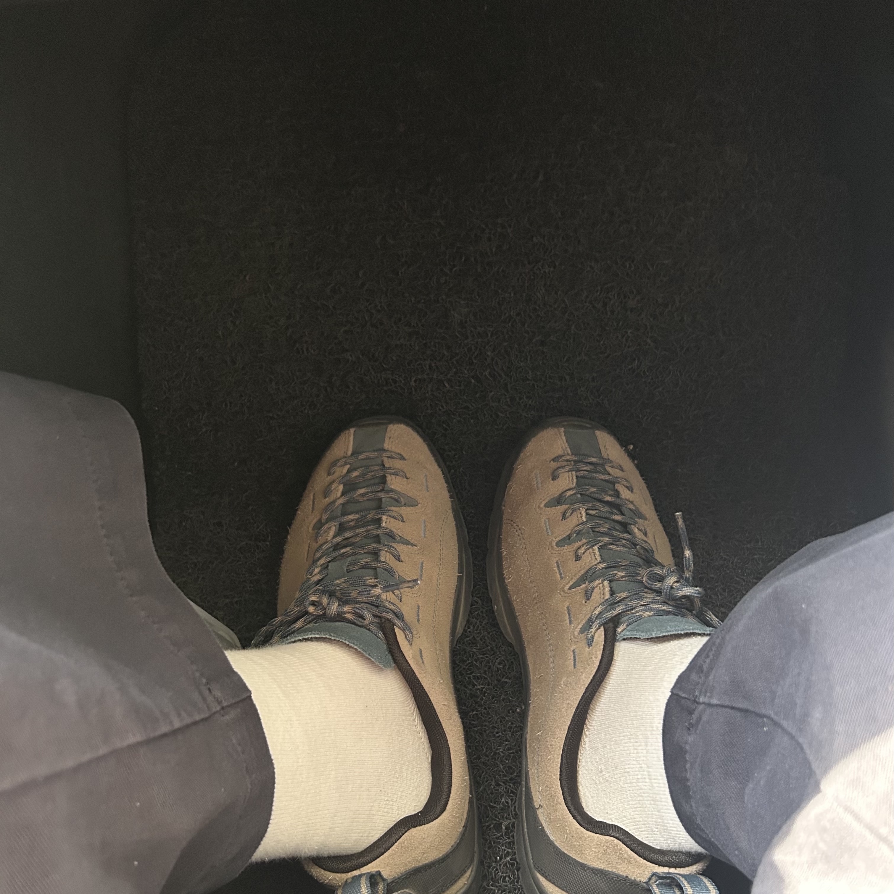 Keen Jasper Sneakers Brindle Orion Blue 착용 스타일