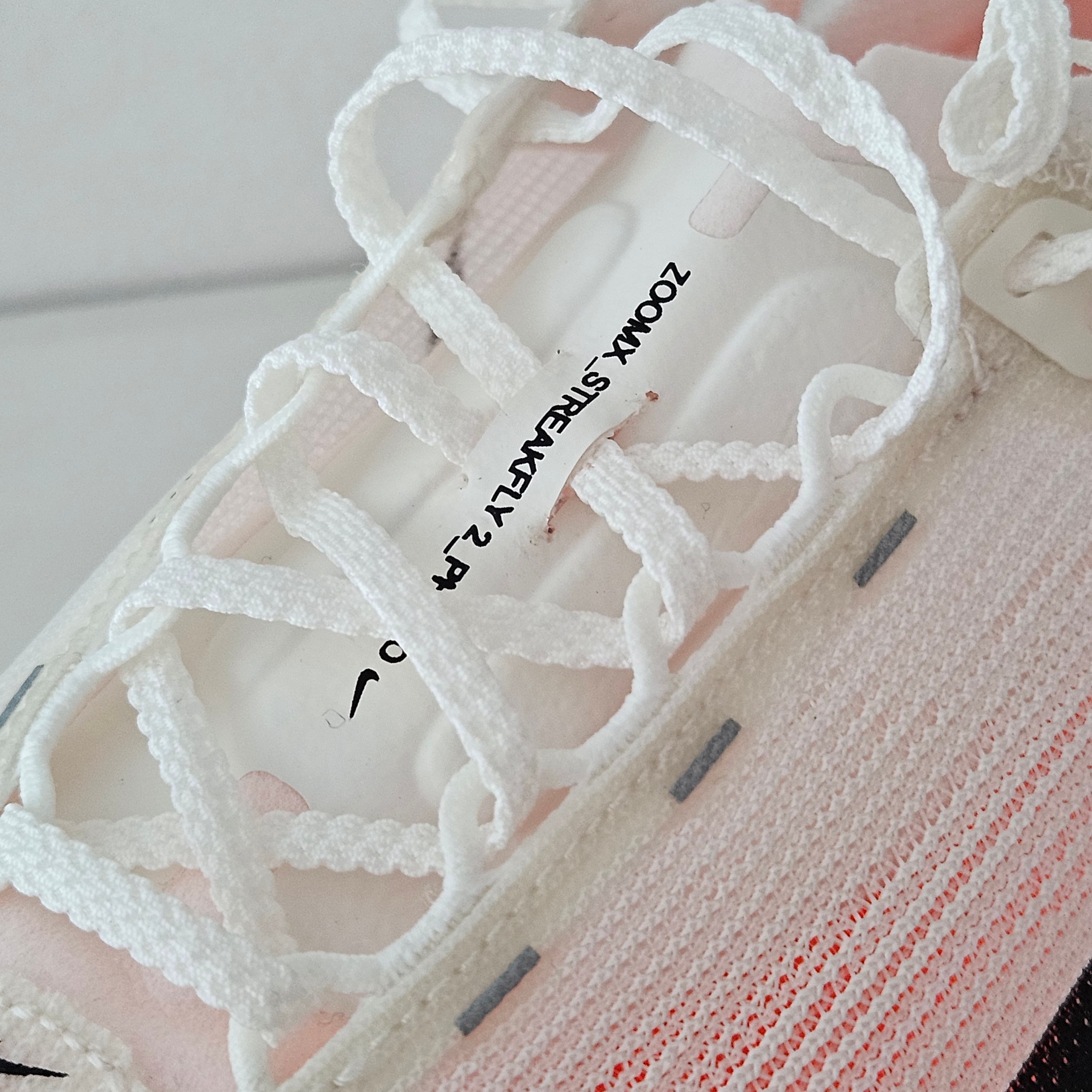 Nike ZoomX Streakfly 2 Proto Sail Total Orange 착용 스타일 - 3