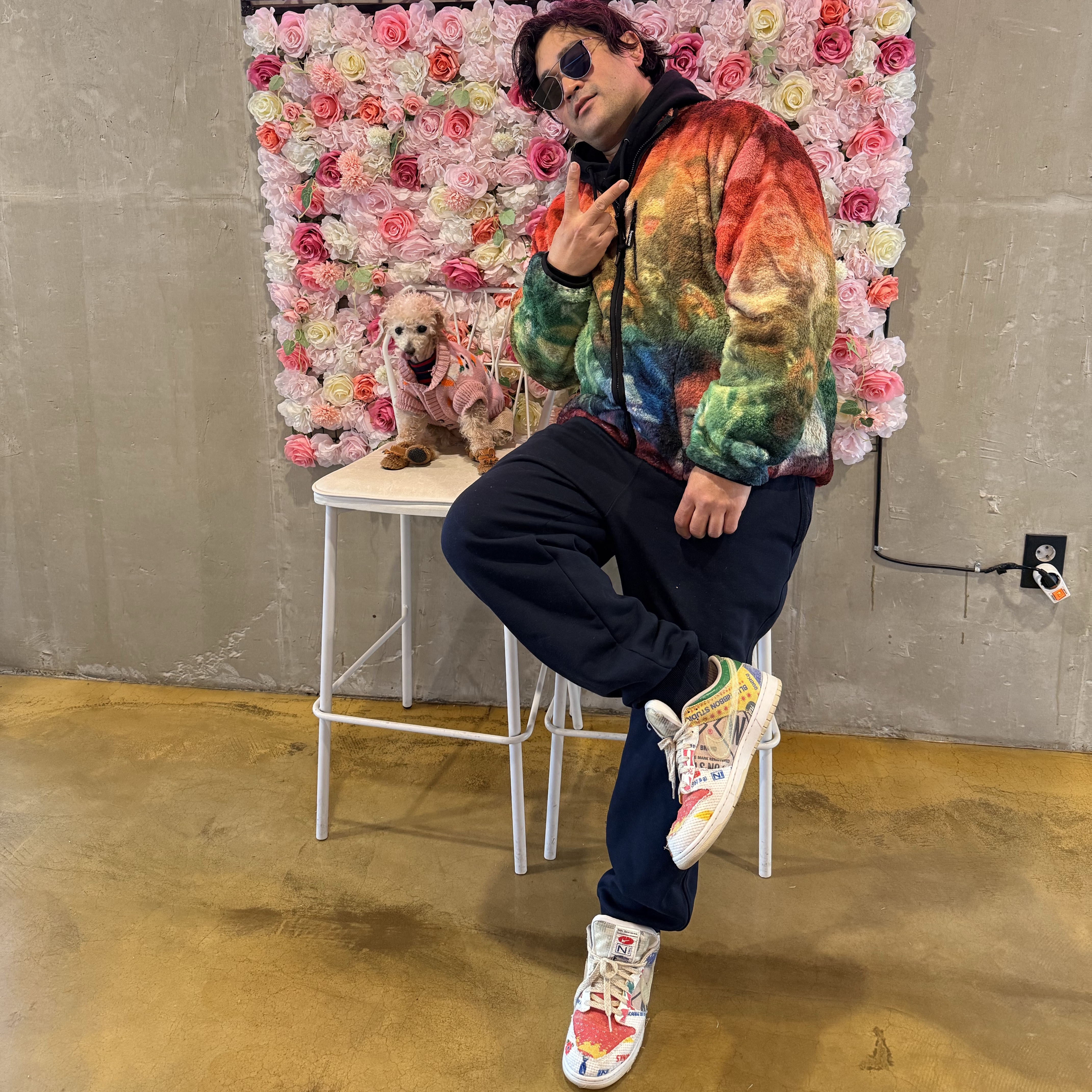 Supreme Muppets Fleece Jacket Multicolor - 24SS, Nike Dunk Low SP City Market 착용 스타일 - 1