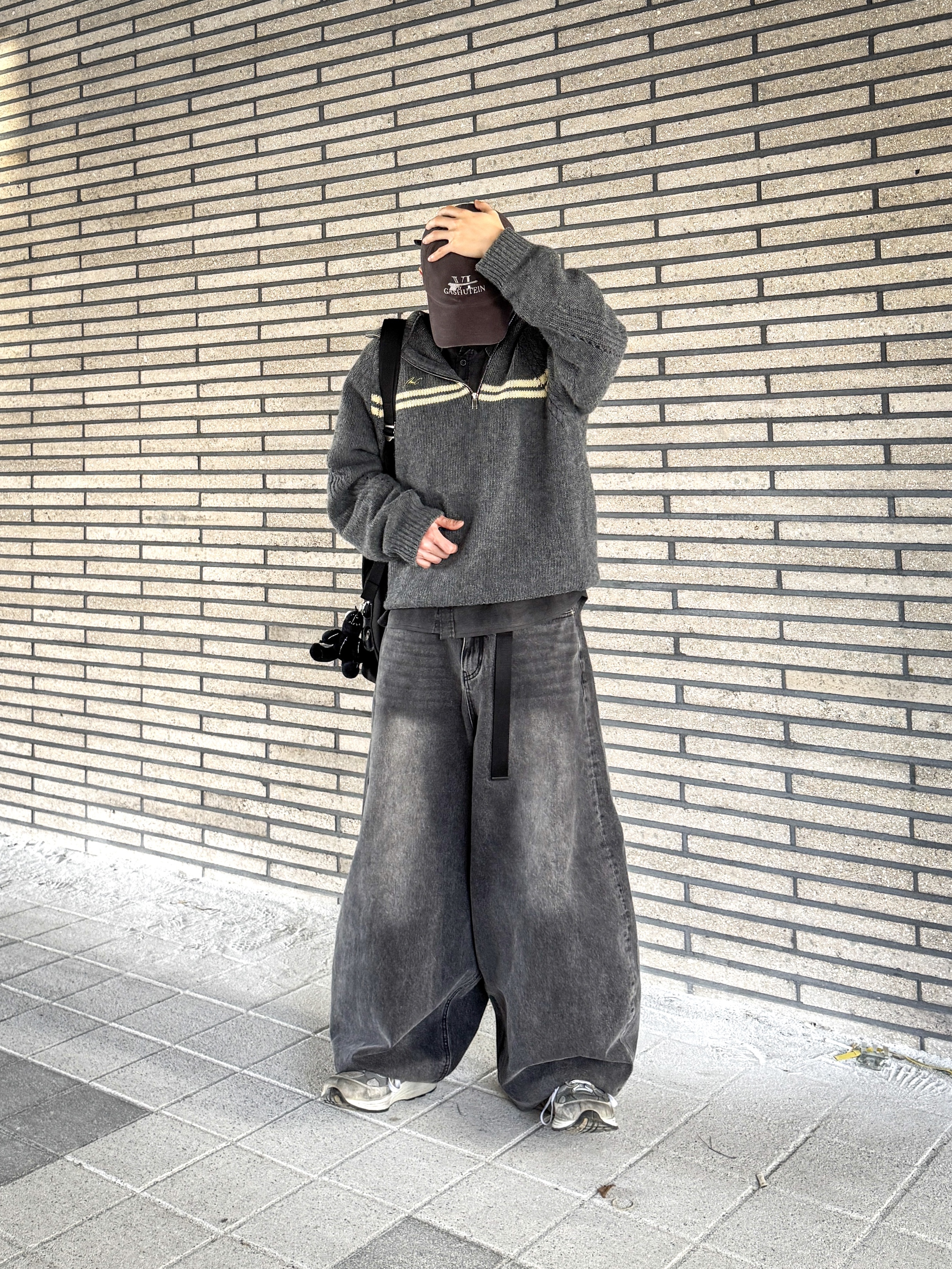 New Balance 992 Made in USA Grey - D Standard 착용 스타일 - 5