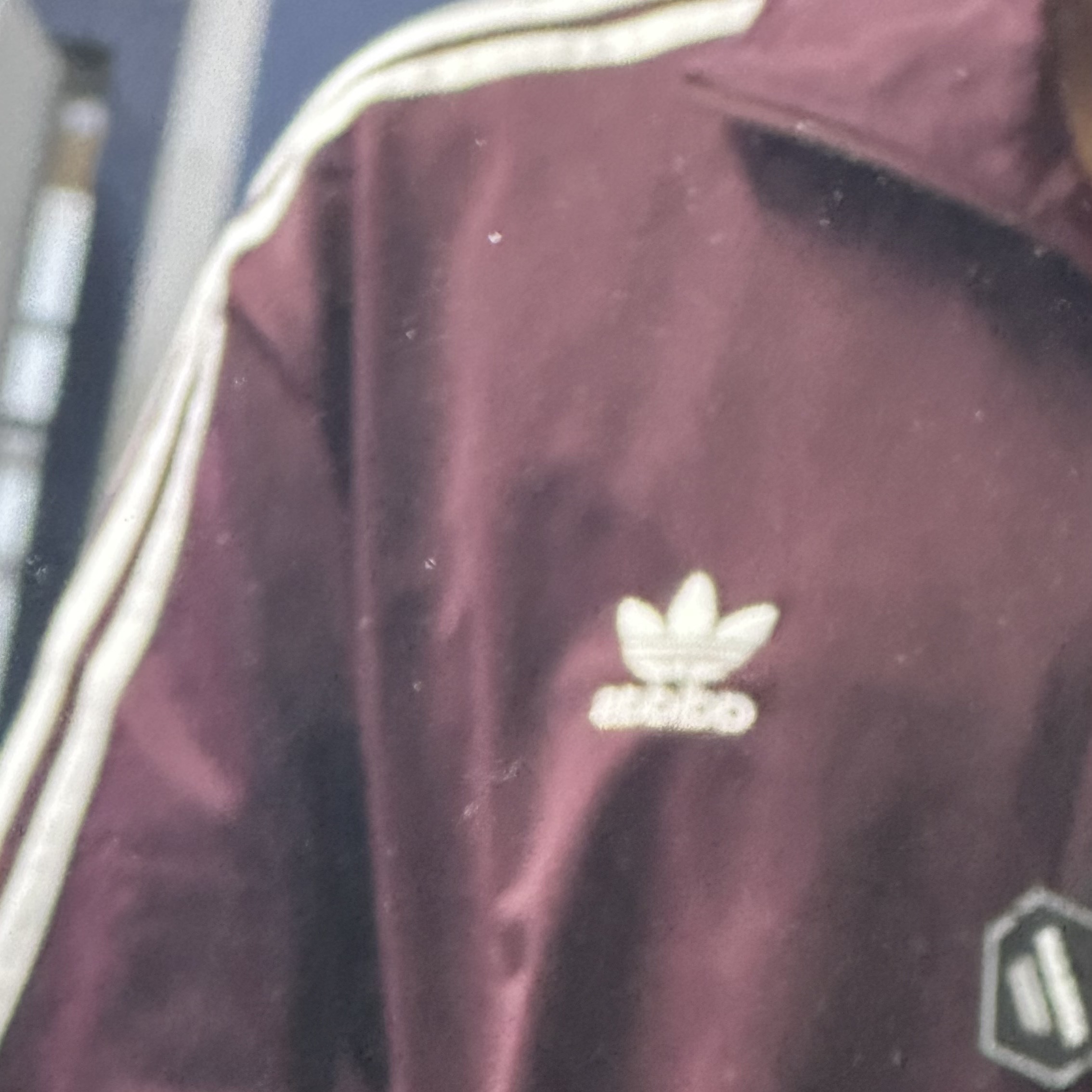 Adidas Adicolor Classic Firebird Track Top Maroon - KR Sizing 착용 스타일 - 2