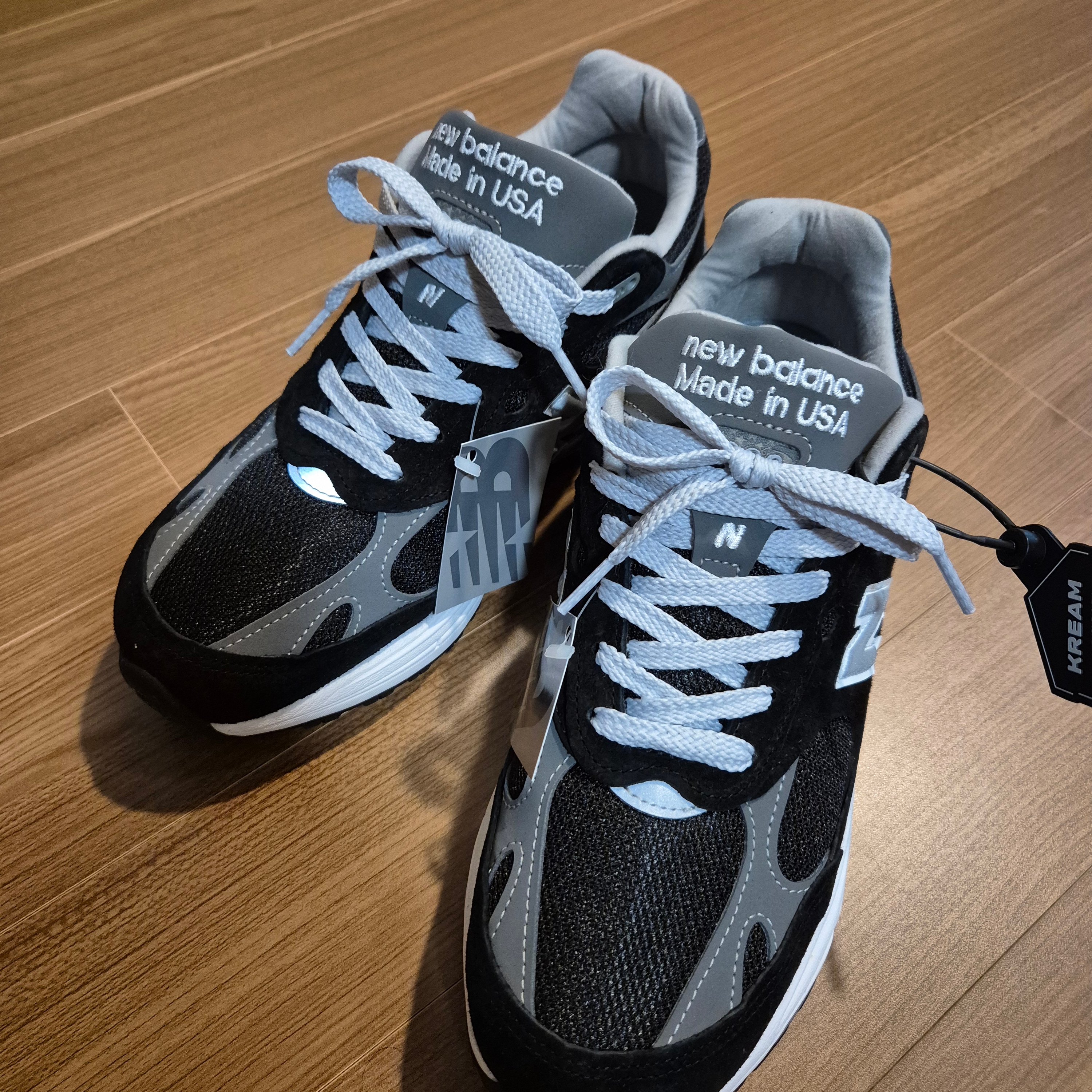 New Balance 993 Made in USA Black - D Standard 착용 스타일