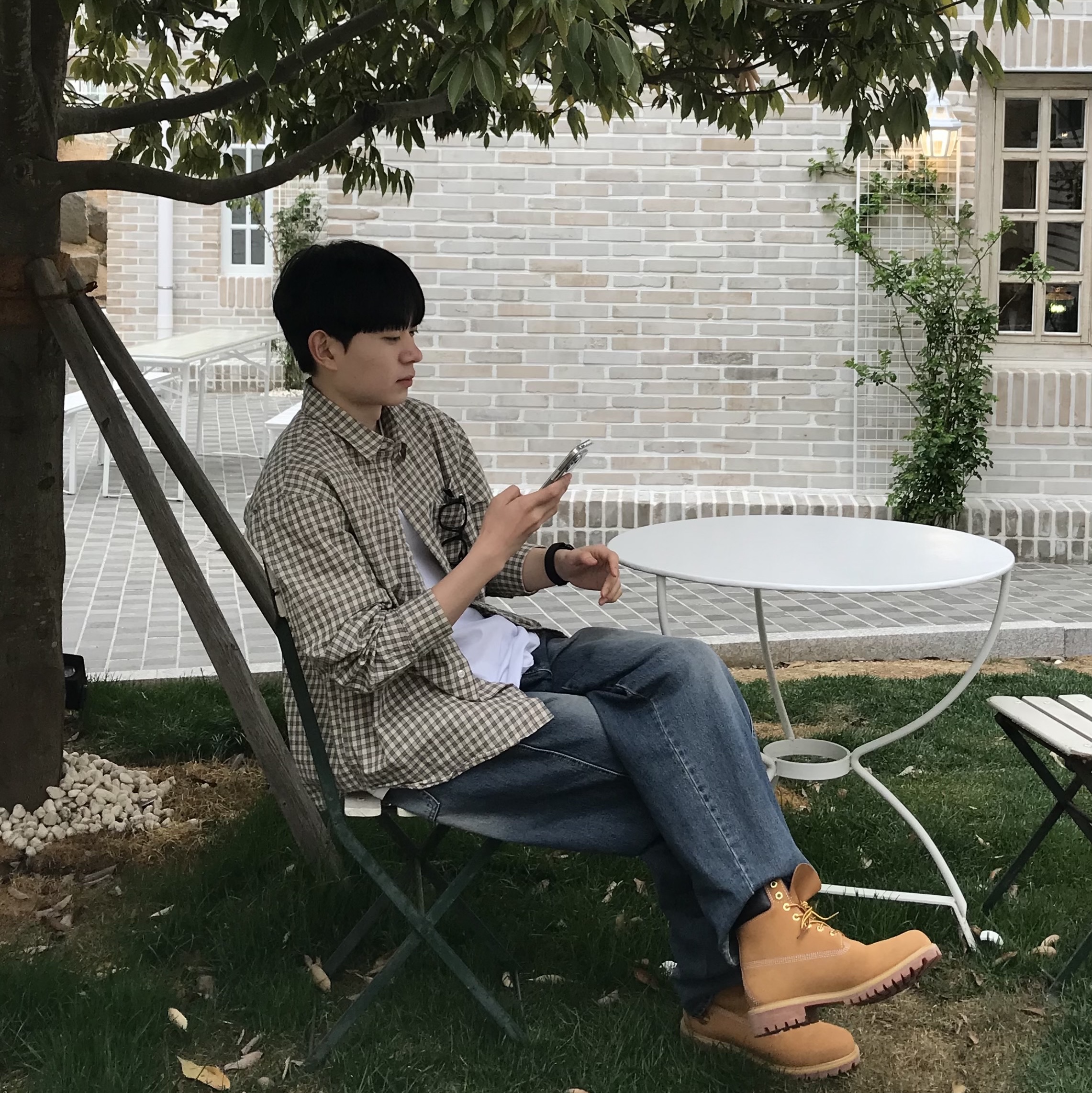 팀버랜드 프리미엄 6인치 워터프루프 부츠 위트 누벅 - 와이드 착용 스타일 - 1