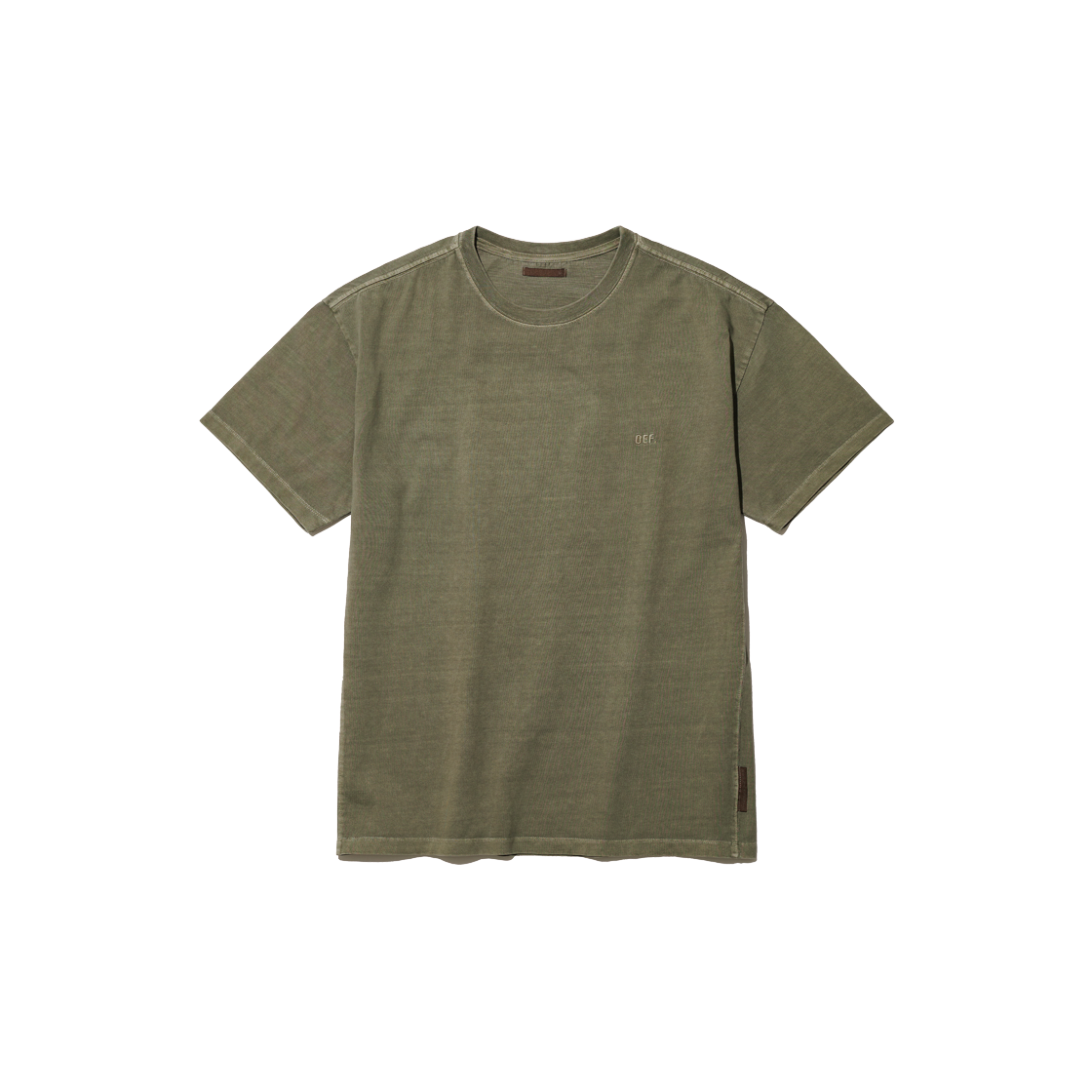 데프가먼츠 베이직 피그 티셔츠 카키 | DEFGARMENTS | KREAM