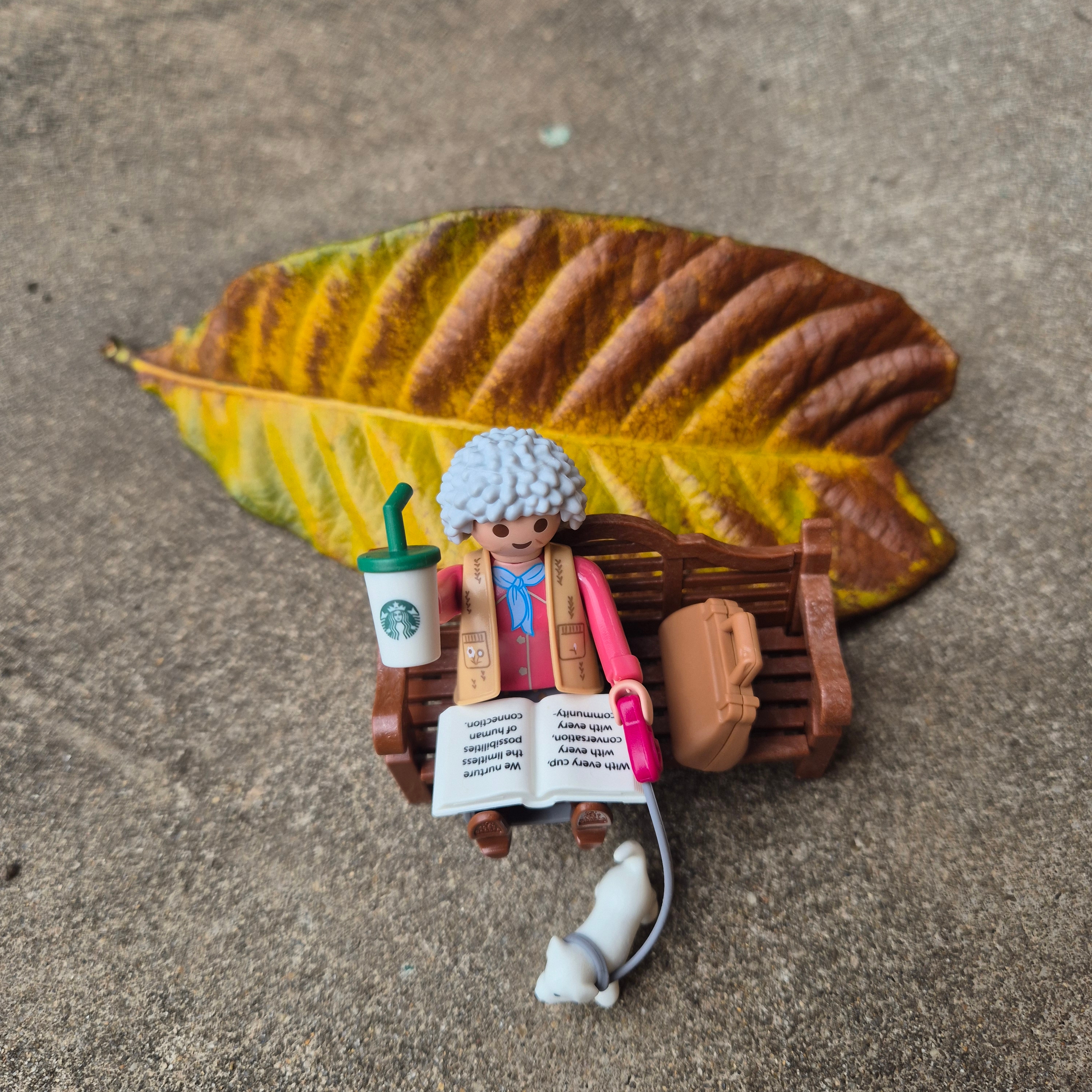 Starbucks x Playmobil Buddy Mary 착용 스타일