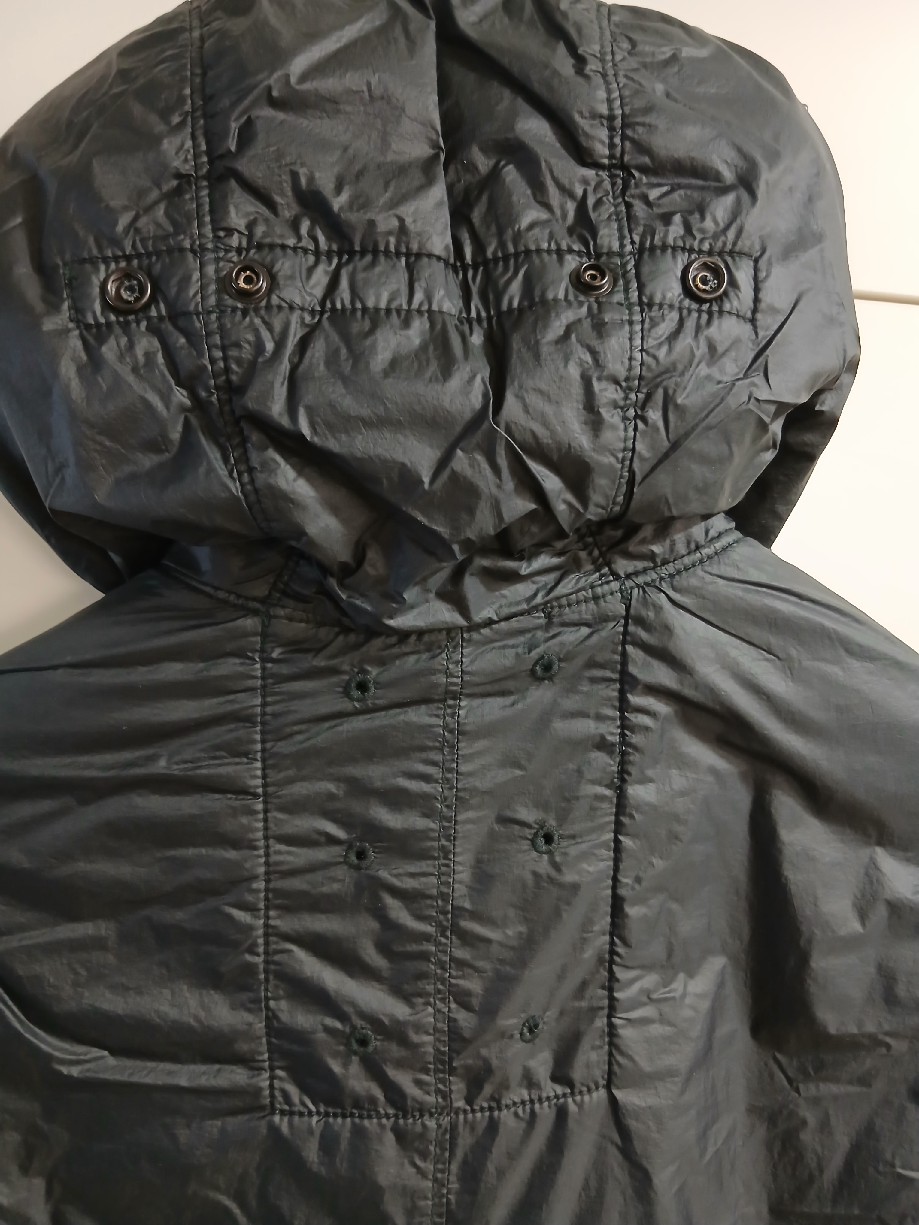 Stone Island 42025 Packable Garment Dyed Micro Yarn with Primaloft TC Hooded Jacket Black - 23SS 착용 스타일 - 7