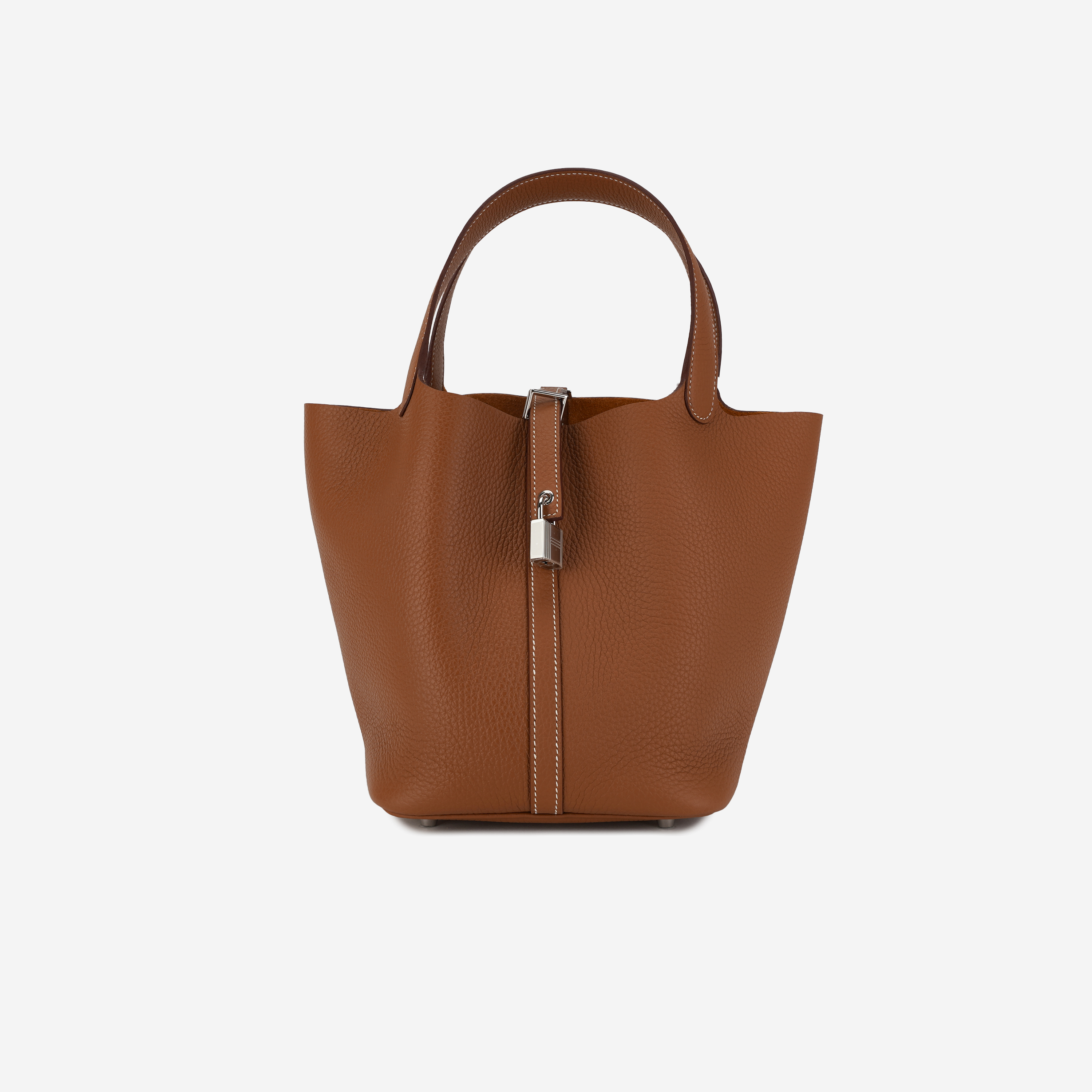 Hermes Picotin Lock 22 Bag Clemence & Palladium Gold