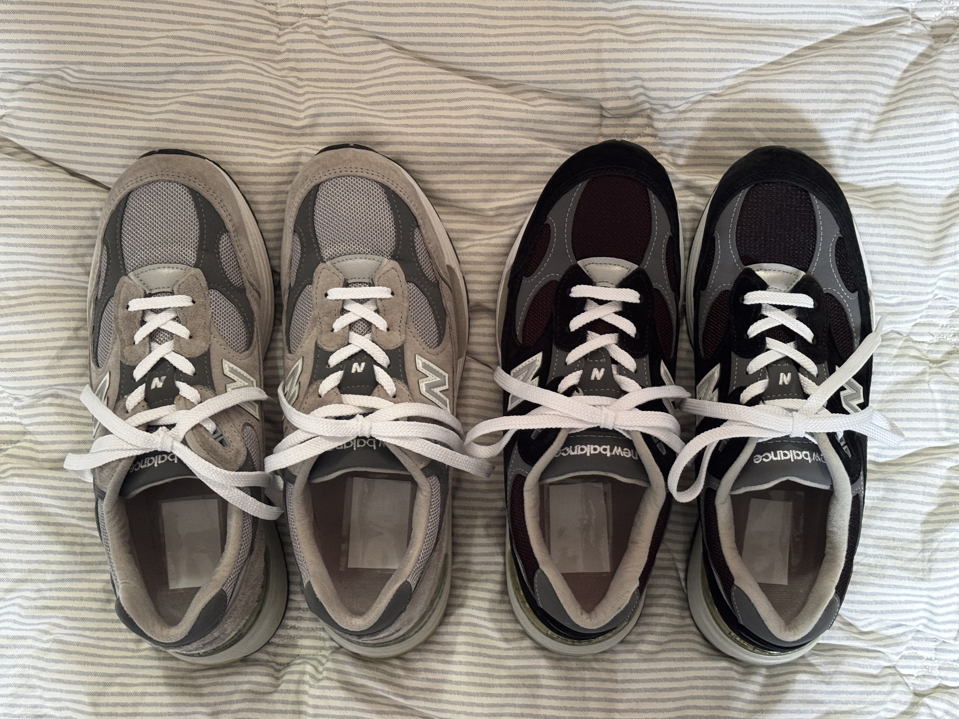New Balance 992 Made in USA Core Grey Silver Metallic, New Balance 992 Made in USA Grey - D Standard 착용 스타일