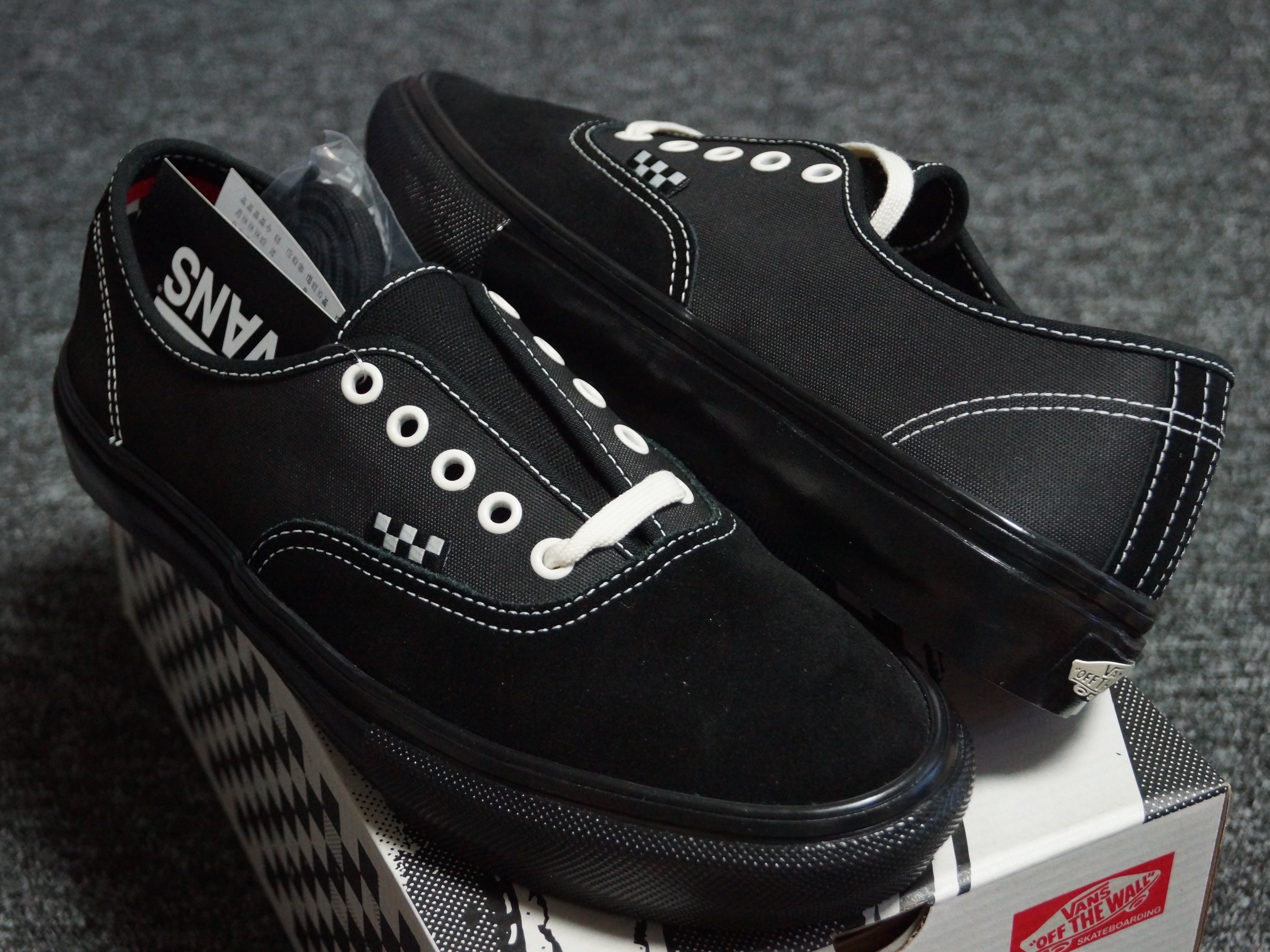 Vans Skate Authentic Black 착용 스타일