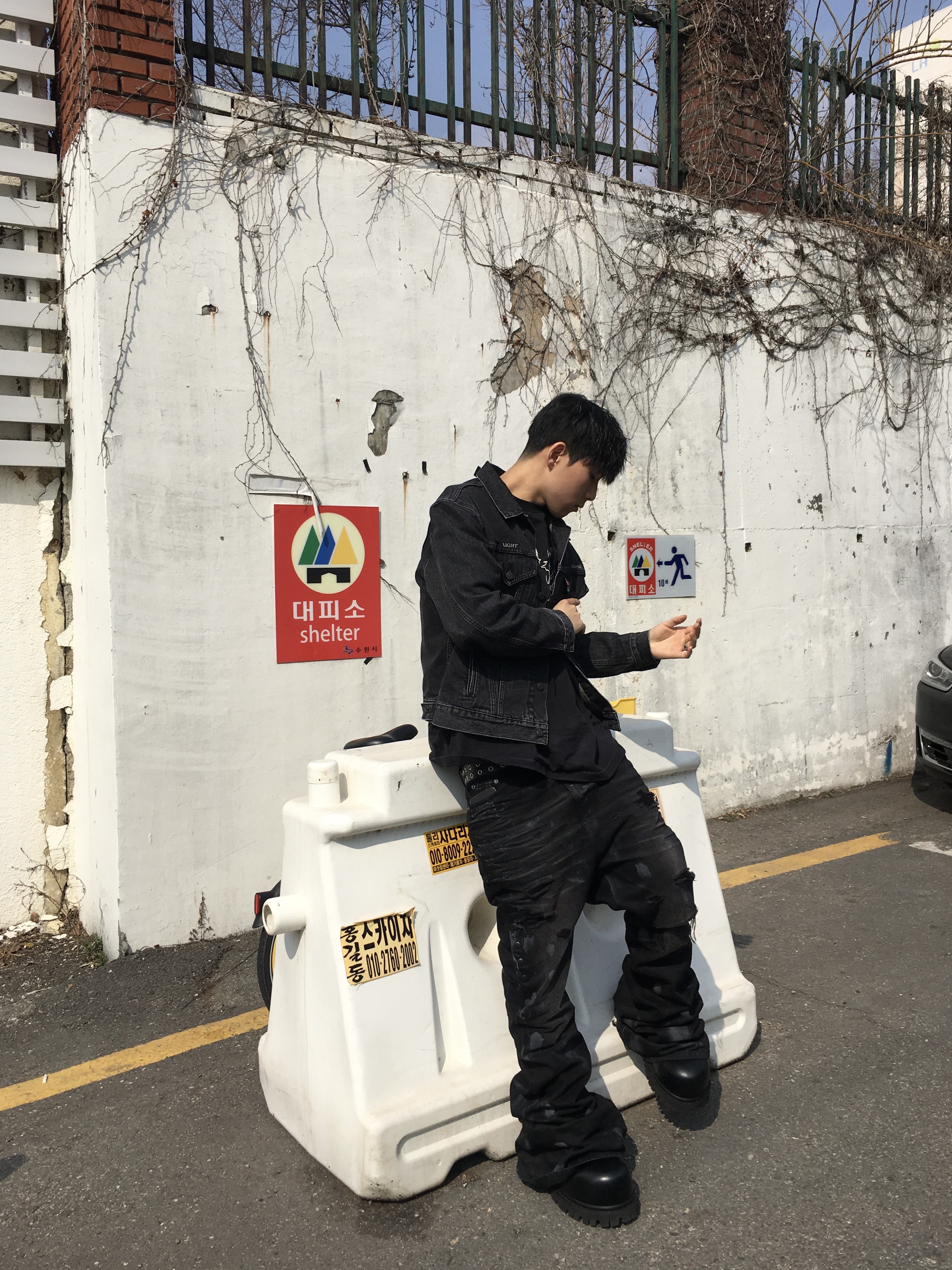 Levi’s x Undercover UC1E9203 Jacket Black 착용 스타일 - 1
