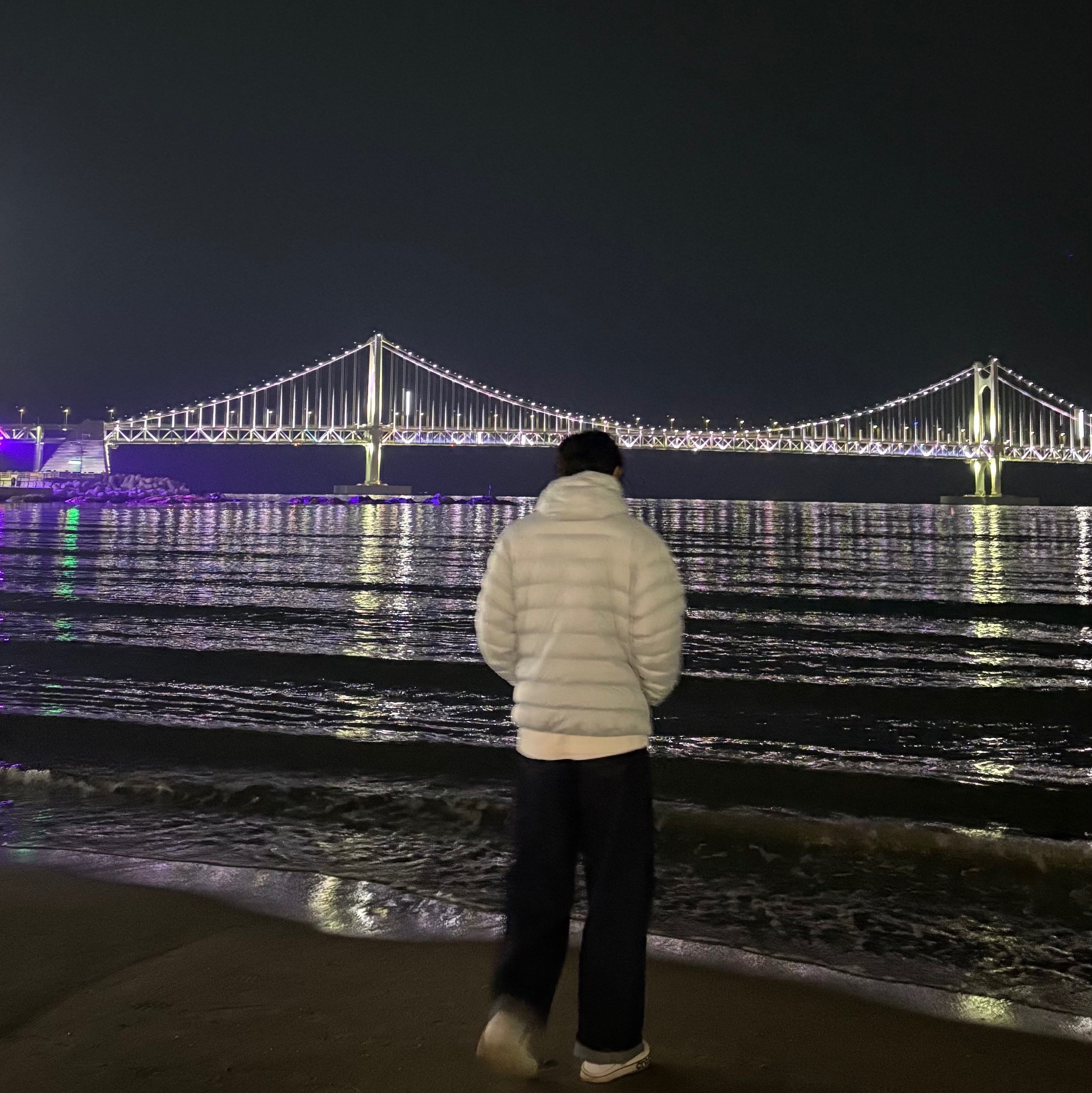 Musinsa Standard City Leisure Hooded Light Down Jacket Cloudy Blue, Jordan 1 Low White Midnight Navy 착용 스타일 - 1