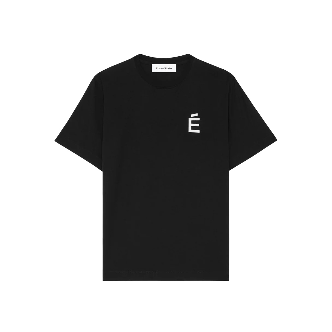 에뛰드 스튜디오 레귤러 티셔츠 E 블랙 - 25SS(Etudes Studio Regular T-Shirt E Black - 25SS)