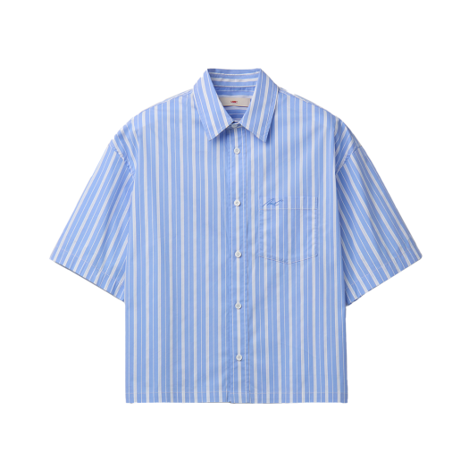 シャツ HIGH TIDE FRANKIE SABOTAGE STRIPE SHIRT BLUE HIGH TIDE FRANKIE SABOTAGE STRIPE SHIRT BLUE (シャツ