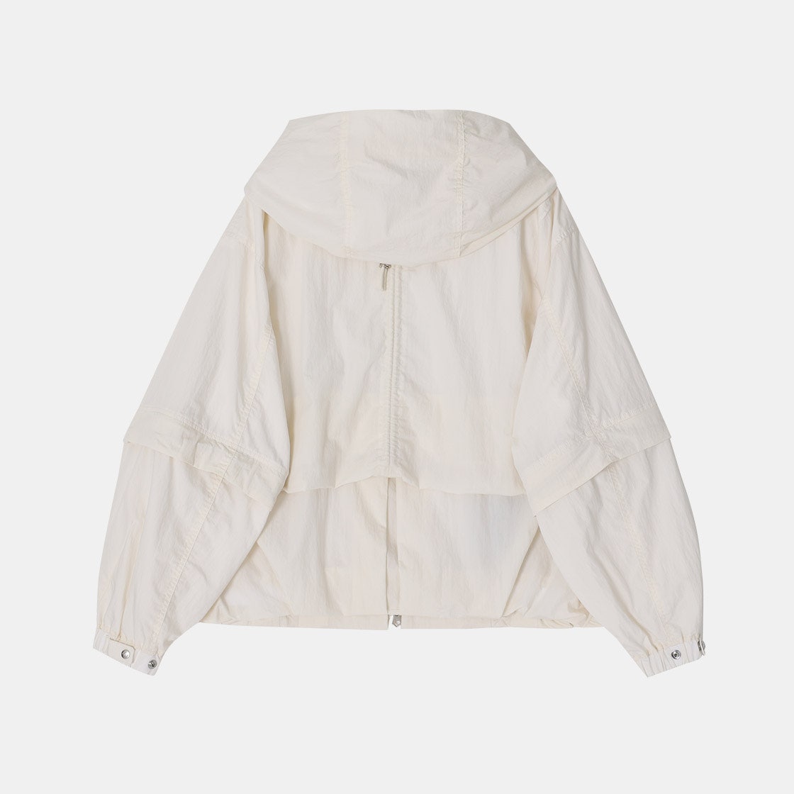 SH3JP801CR Songzio Zzero Sleeve Detachable Hood Jumper Cream - #2