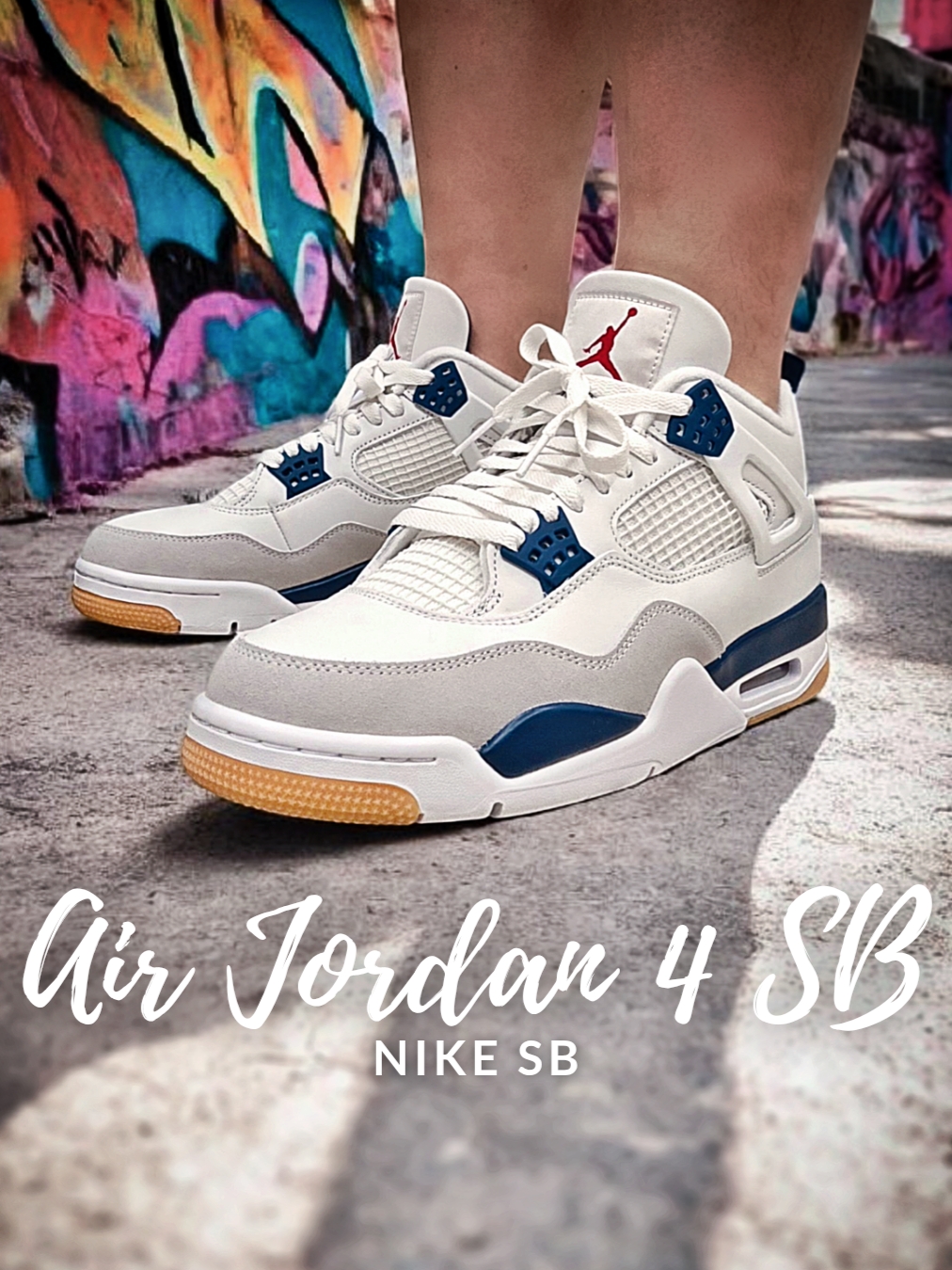 Jordan 4 x Nike SB Retro SP Navy 착용 스타일