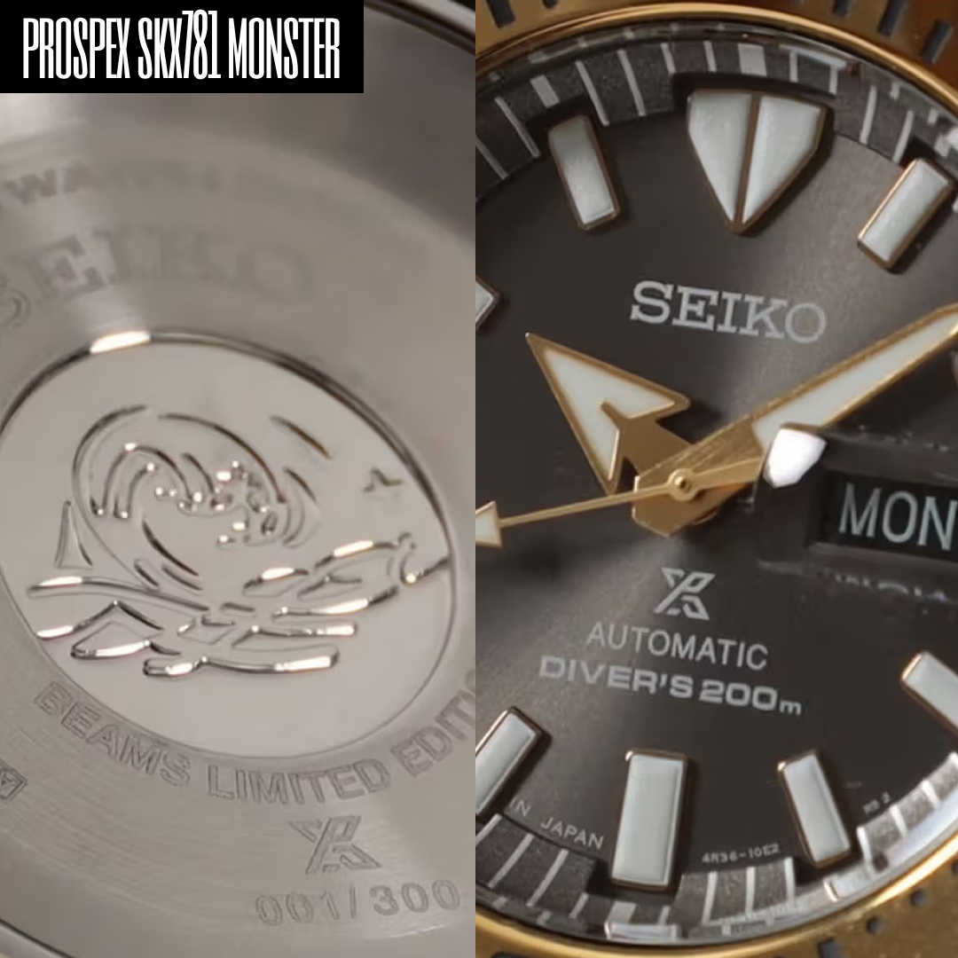 Seiko x Beams Sports 5 Black 착용 스타일 - 3