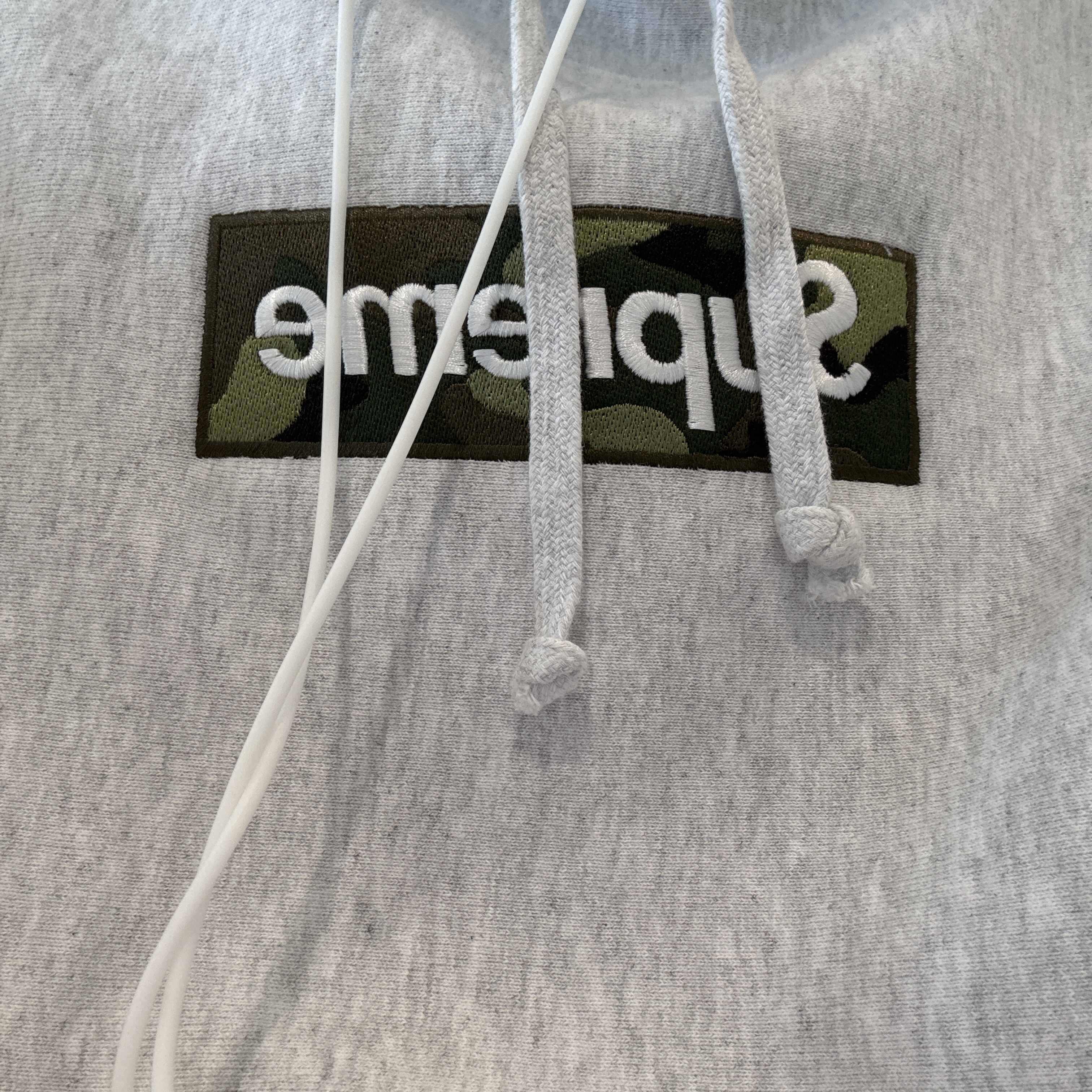 Supreme Box Logo Hooded Sweatshirt Ash Grey - 23FW 착용 스타일