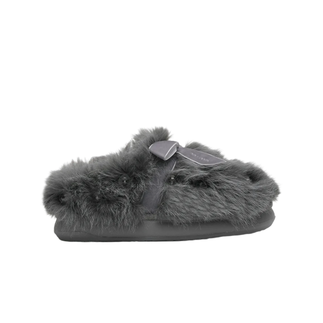 (W) 락피쉬웨더웨어 x 수잔 팡 퍼리 뮬 그레이((W) Rockfishweatherwear x Susan Fang Furry Mule Grey)