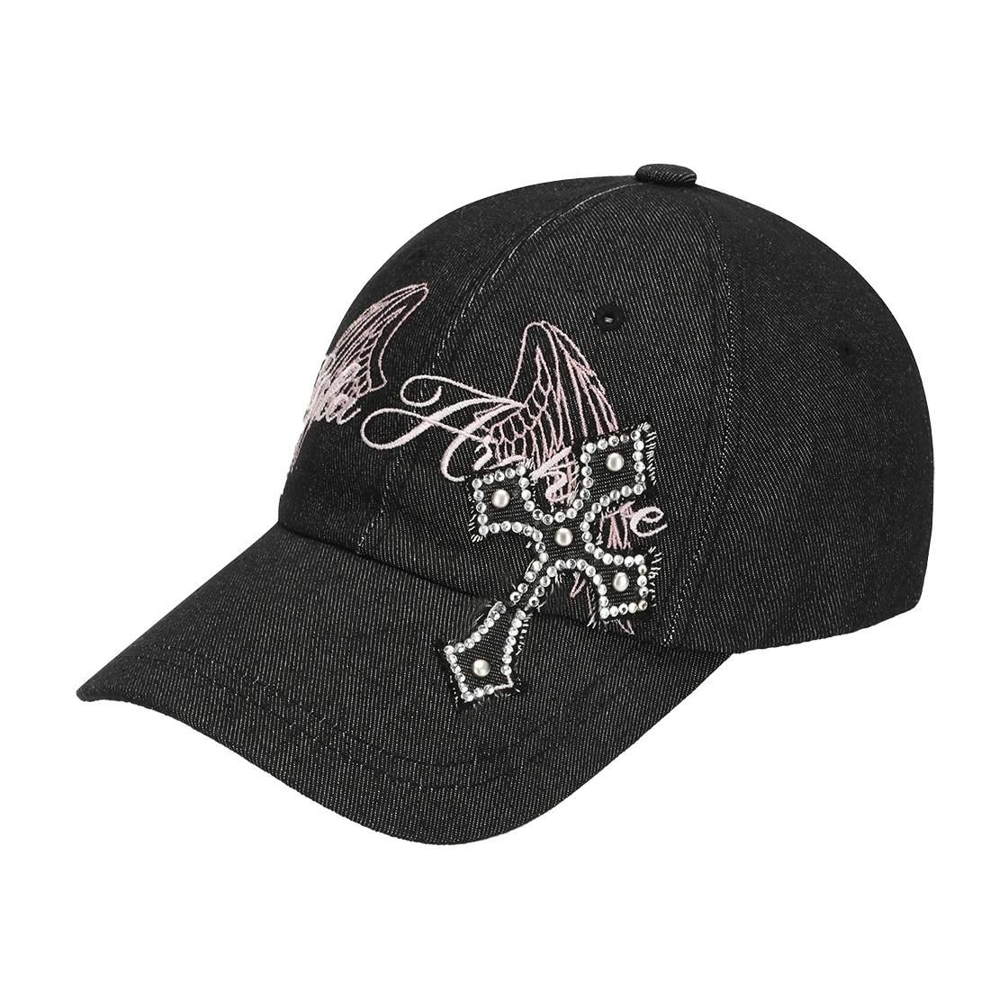 GL25FAAC04BK Gila Archive Cross Patched Wing Ballcap Black