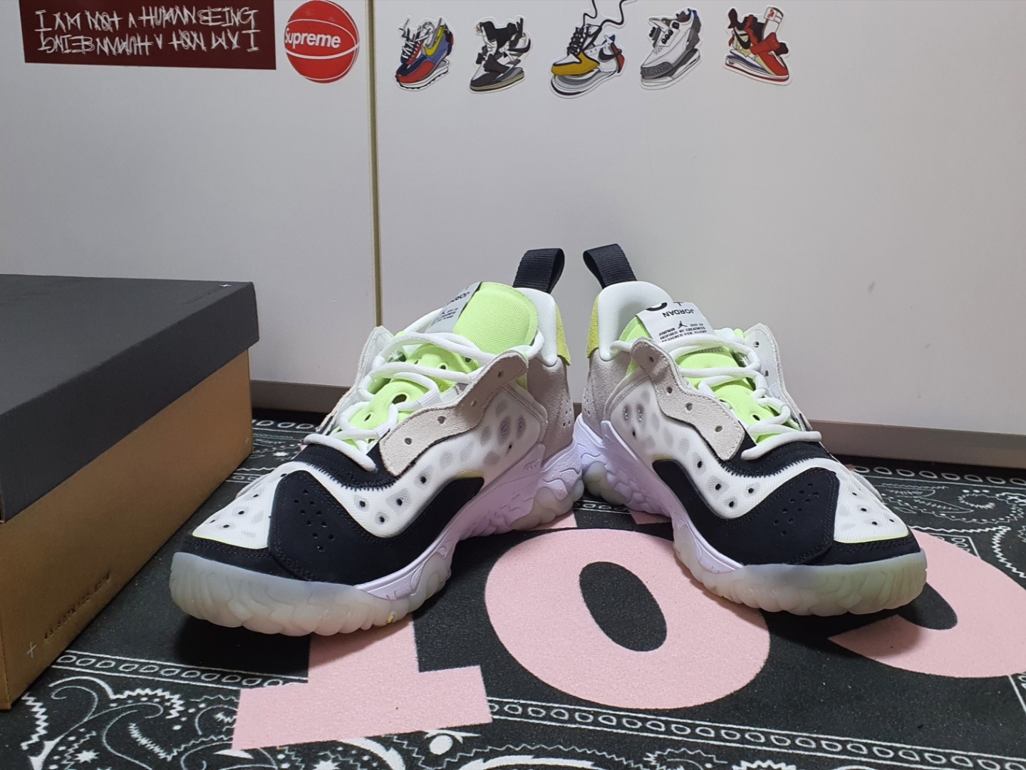 Jordan Delta 2 Cyber Green 착용 스타일