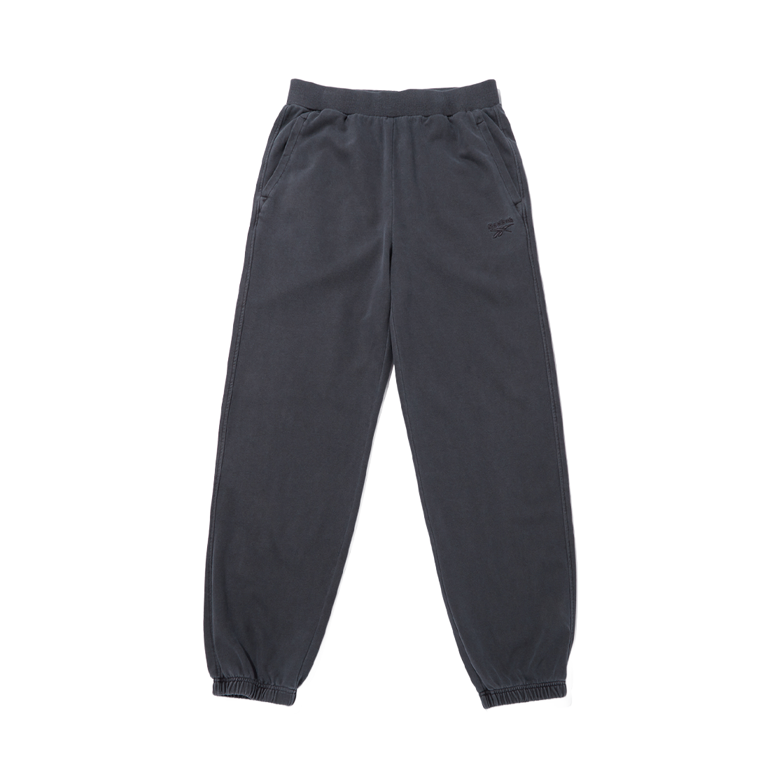 REPA5FN41G3 Reebok GarmentDyed Relax Fit Wide Jogger Pants Dark Grey