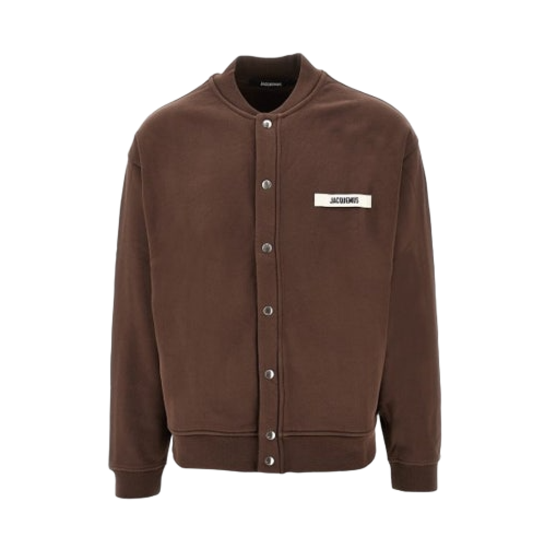 CDM00576AJ0-0126-880 Jacquemus Grosgrain Cardigan Dark Brown