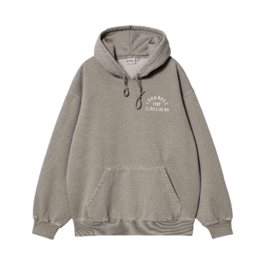 I033269-23R-GD Carhartt WIP 89 Hooded Sweatshirt Marengo White