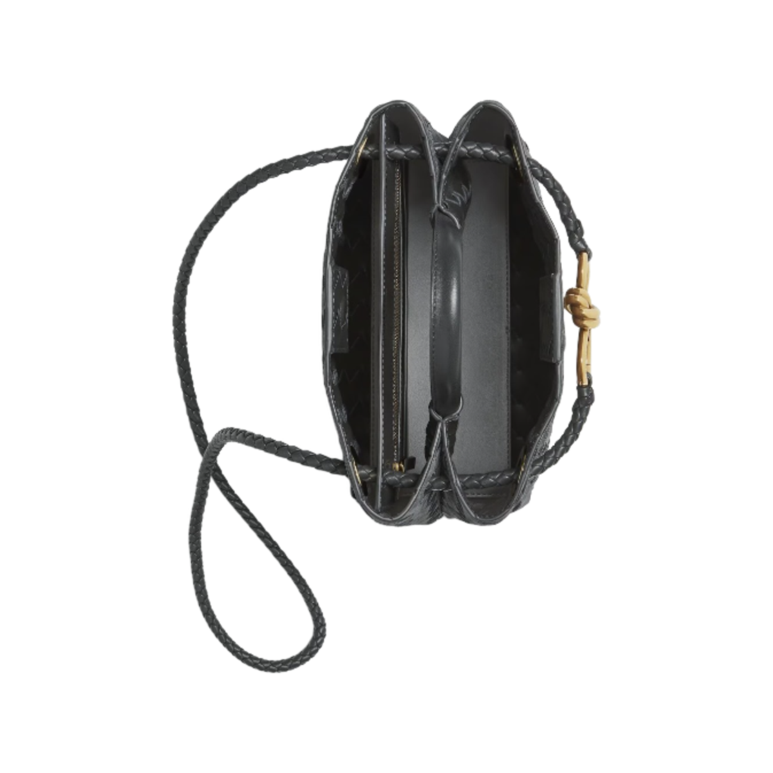 보테가 베네타 스몰 안디아모 그래파이트(Bottega Veneta Small Andiamo Graphite) - 4
