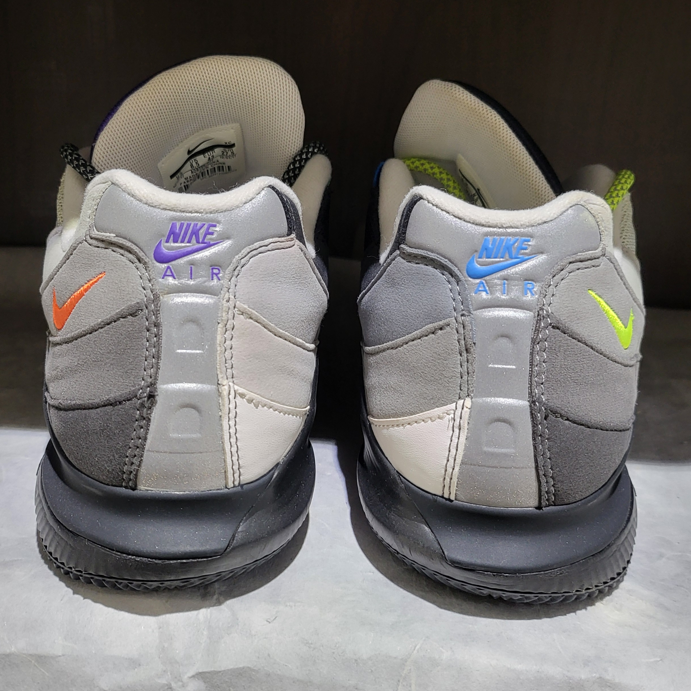 Nike Zoom Vapor RF x Air Max 95 Black and Volt 착용 스타일