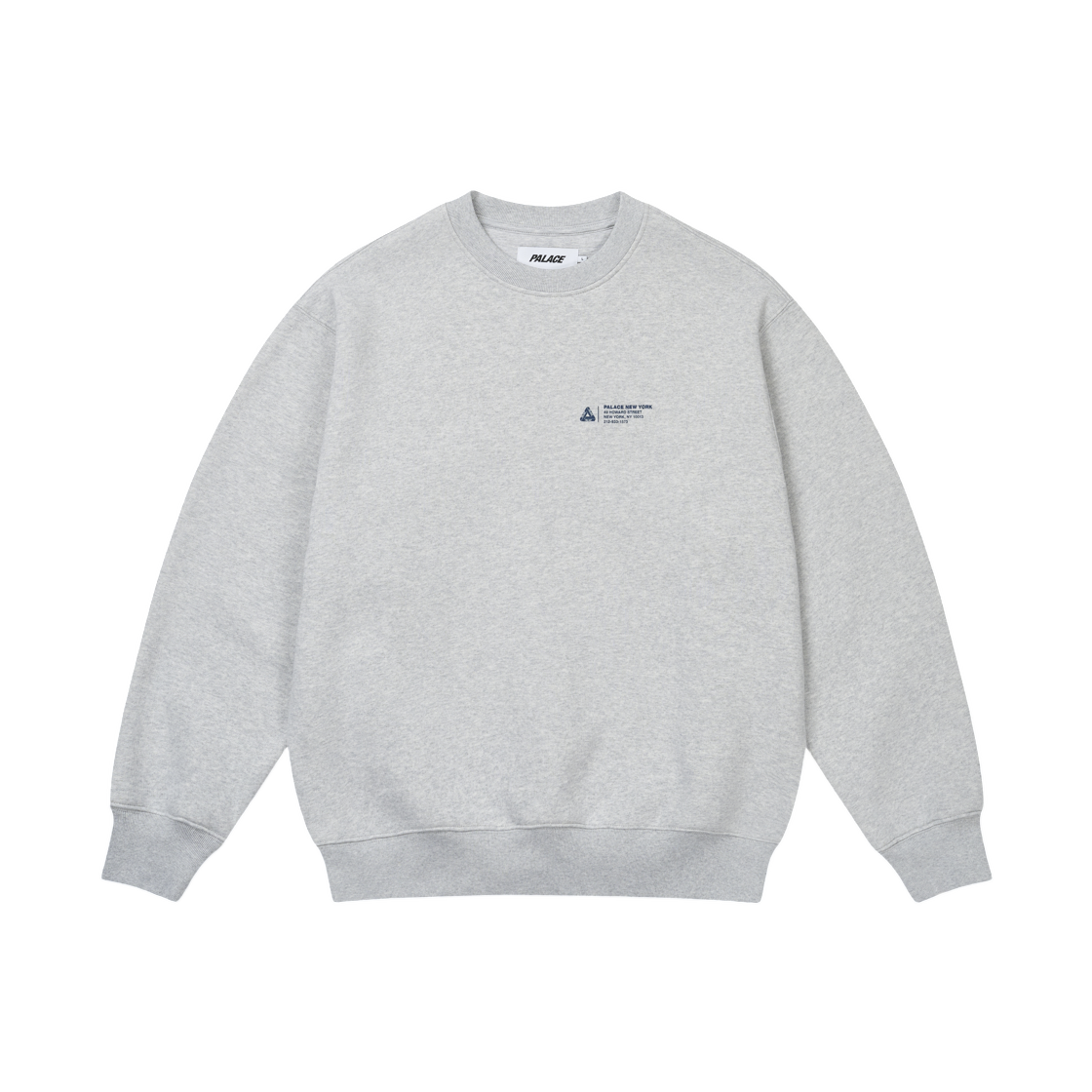 팔라스 샵 로케이터 크루 그레이 말 - 25FW