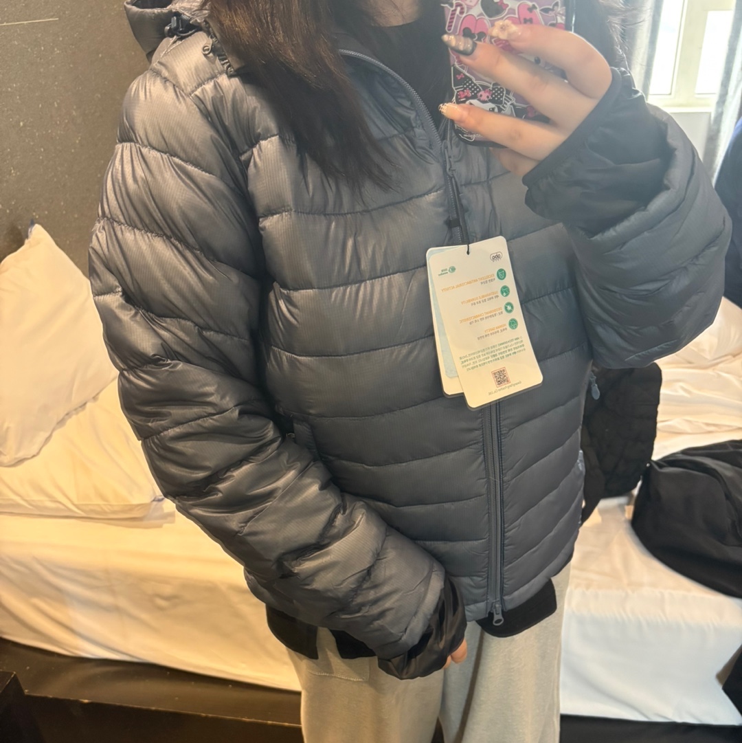Sansan Gear Suffix Puffer Jacket Navy_25FW 착용 스타일