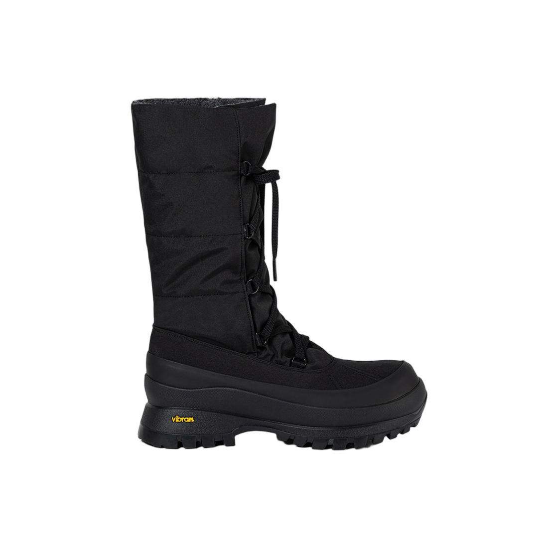 (W) 로우 클래식 패딩 마운틴 부츠 블랙((W) Low Classic Padded Mountain Boots Black)