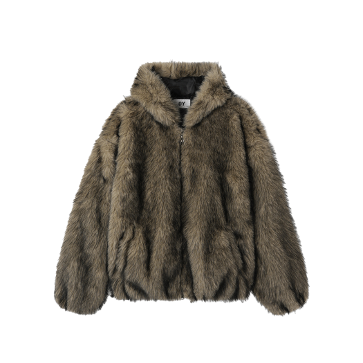 예약 배송] 마가린핑거스 토글 퍼 자켓 퍼플 | Margarin Fingers