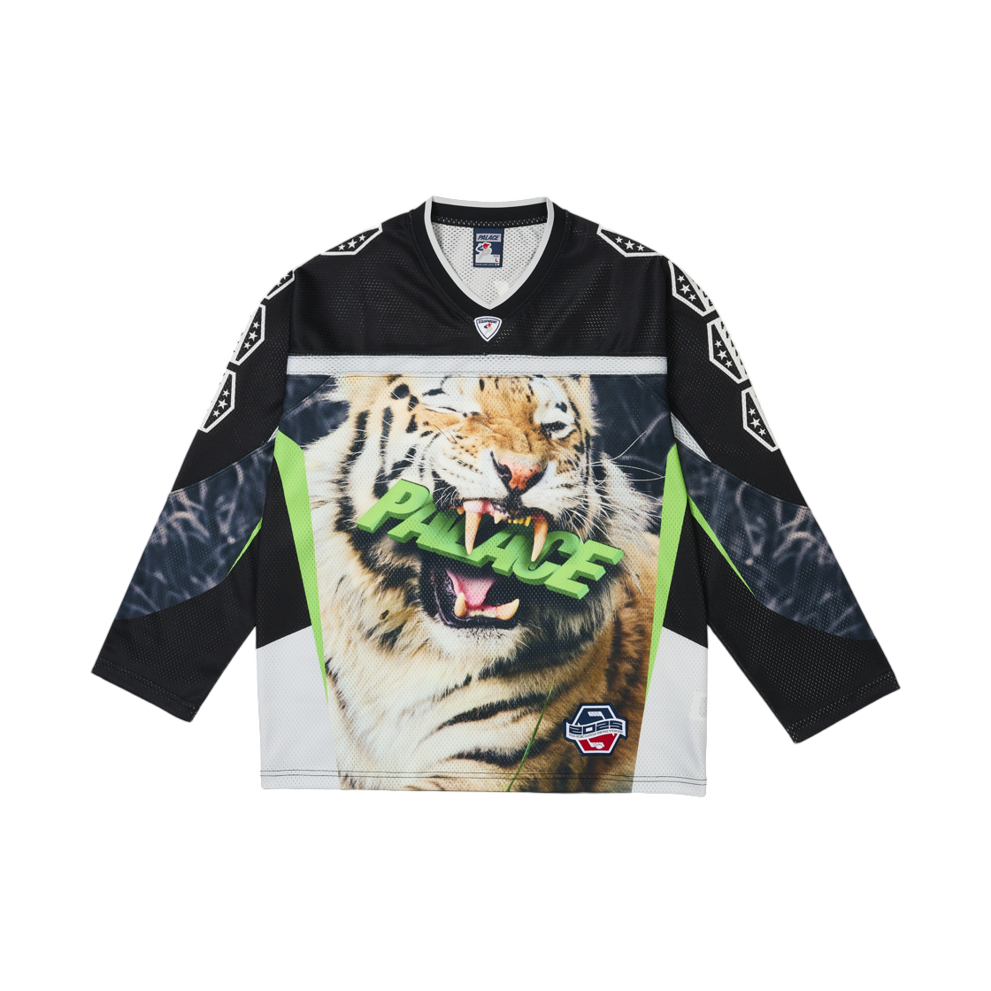 - Palace No Bitin' Hockey Jersey Black - 25FW