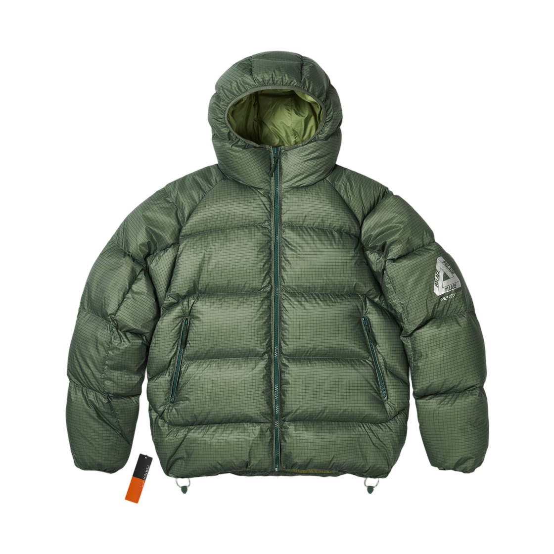 - Palace Pertex Quantum RS Puffa Green - 25FW