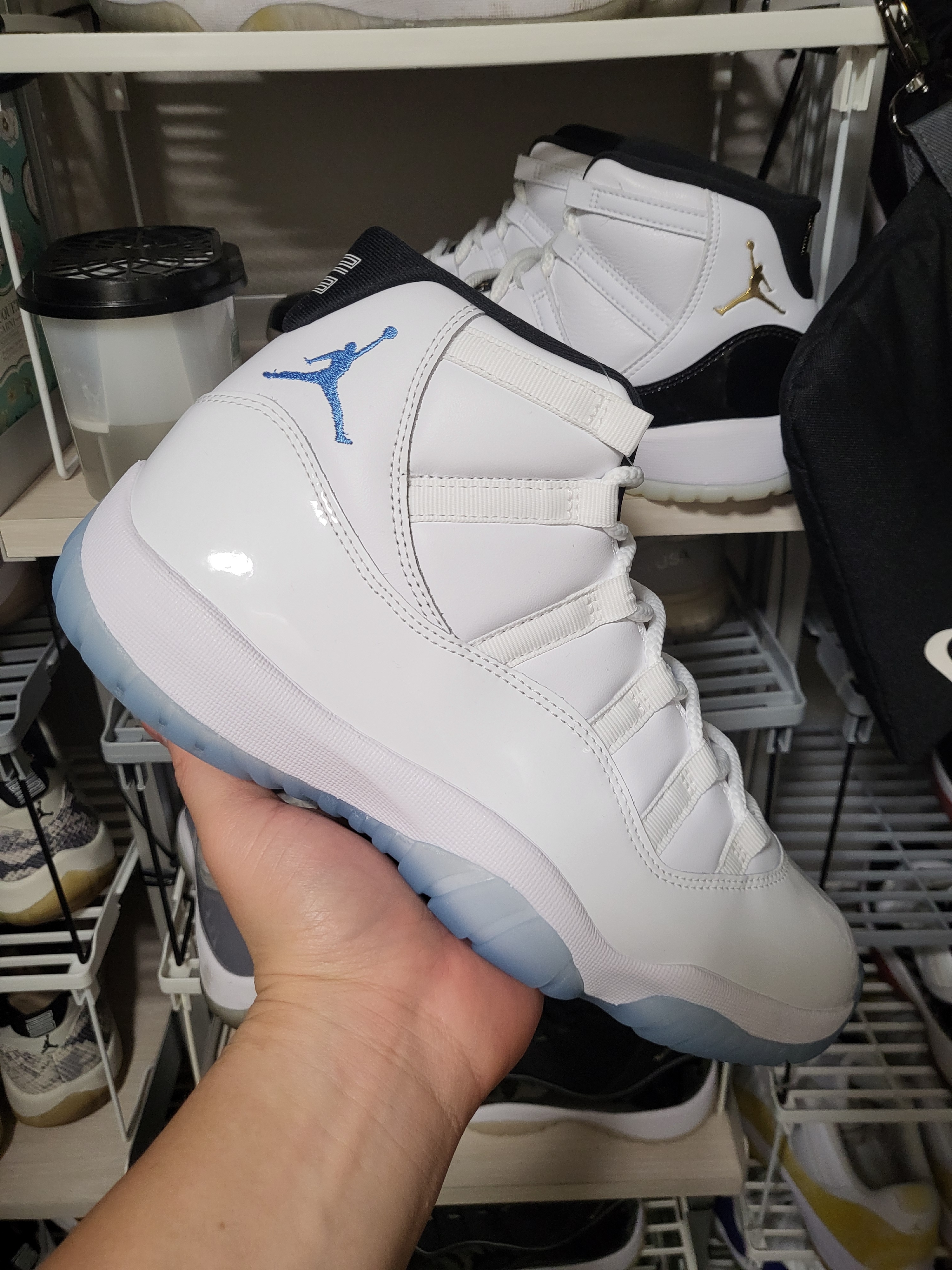 Jordan 11 Retro Legend Blue 2024 착용 스타일 - 1