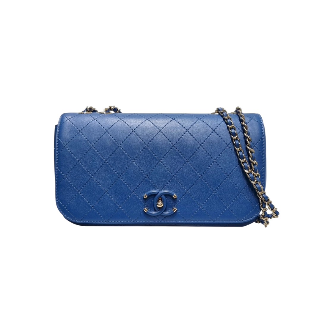ITCBD2I672P2 Chanel Soft Calfskin Flap Chain Shoulder Bag