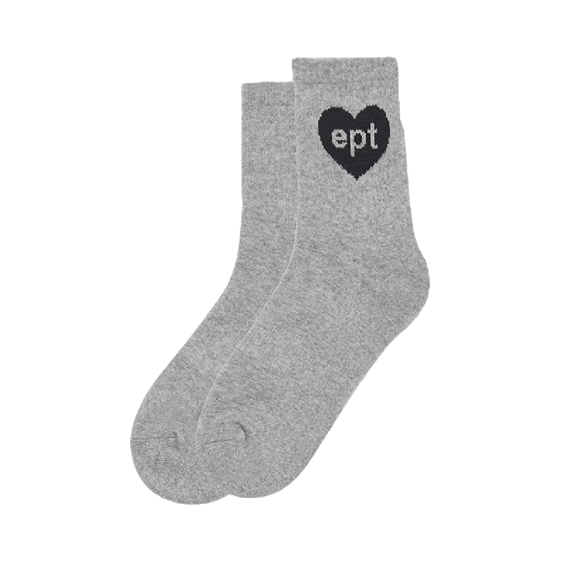 EP5FN3SO02201 EPT Heart Socks Gray