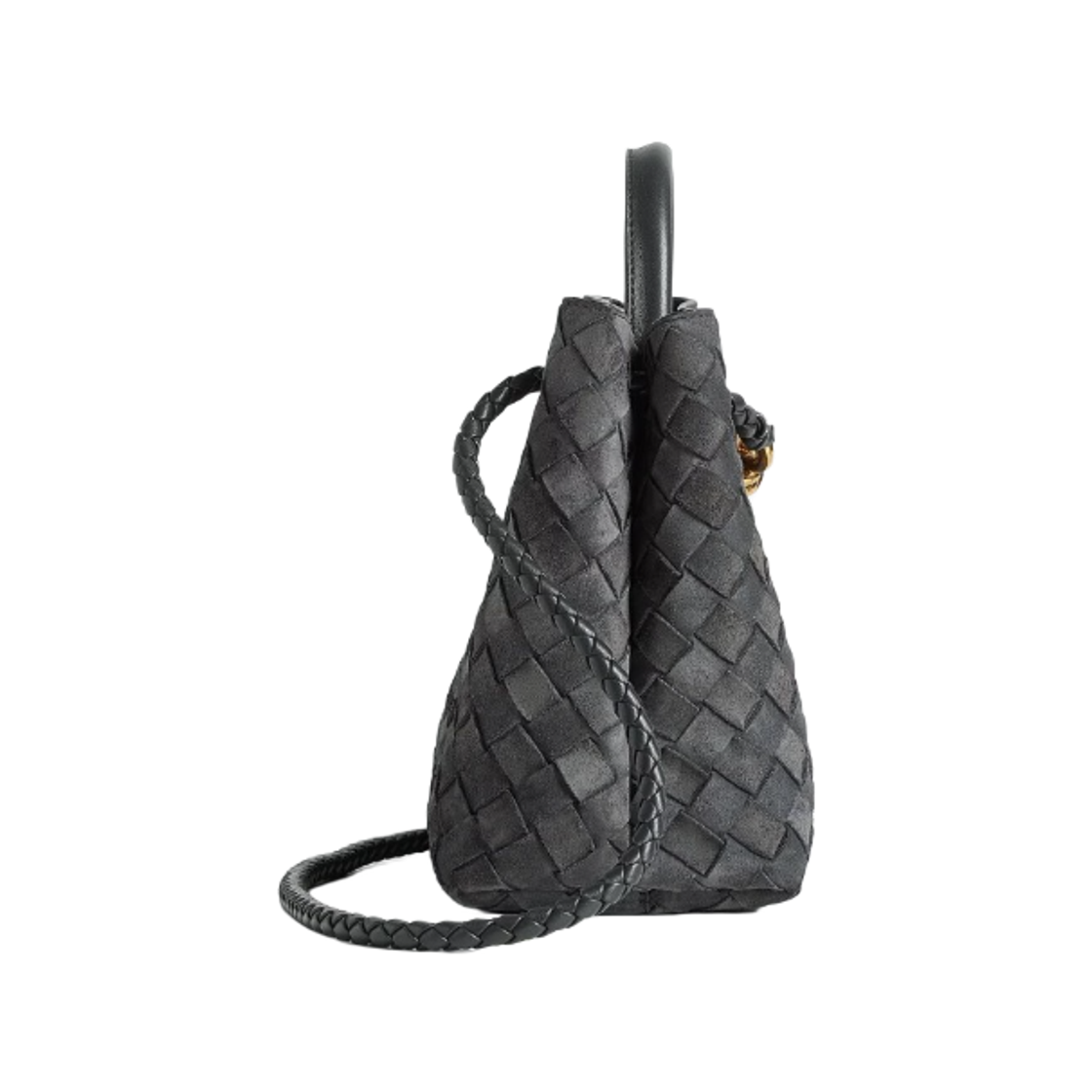 보테가 베네타 스몰 안디아모 그래파이트(Bottega Veneta Small Andiamo Graphite) - 2
